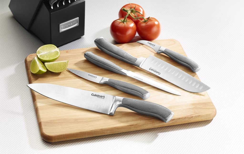 cuisinart-graphix-15-piece-block-knife-set-c77ss-15p-stainless-steel-cutlery image 5