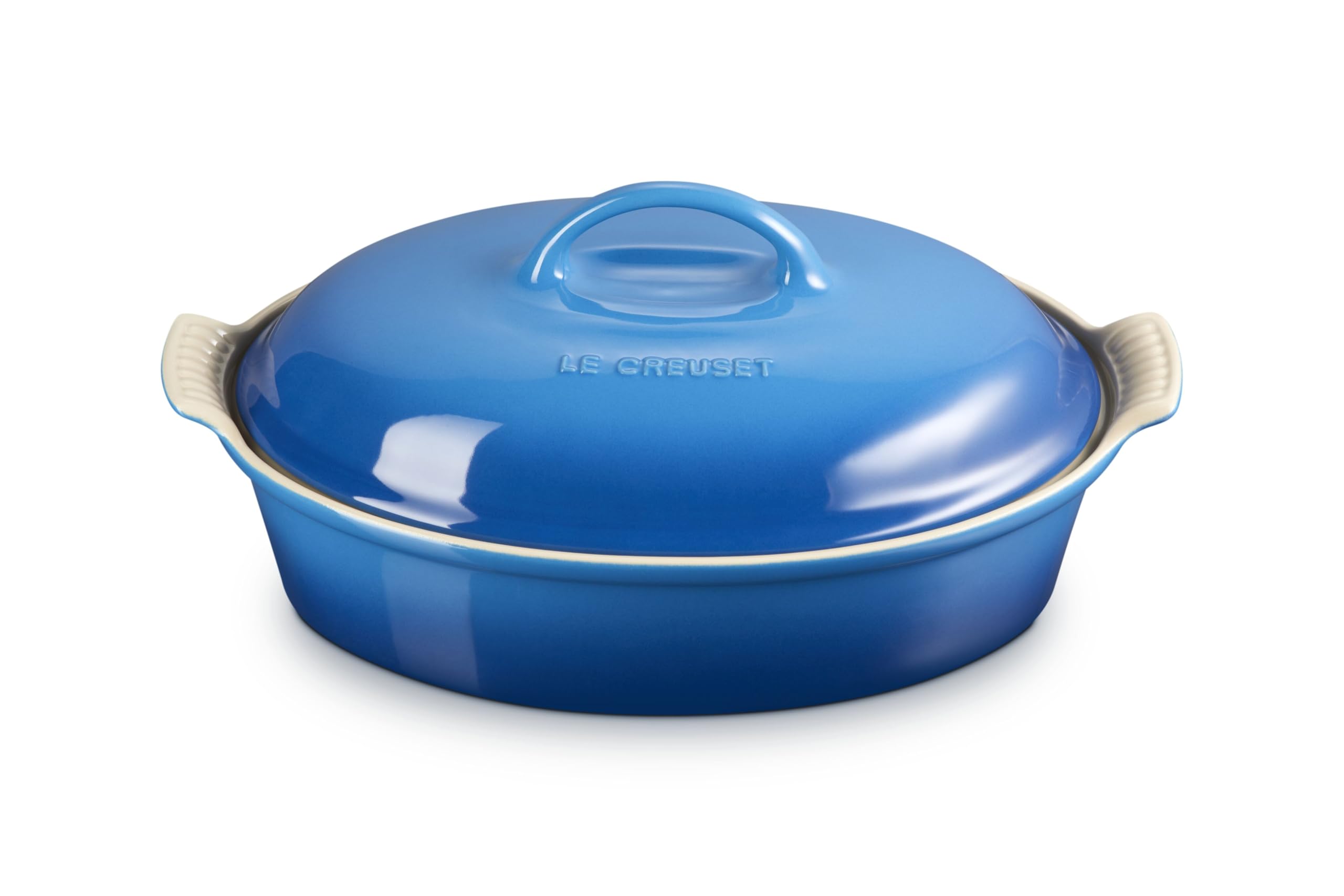 le-creuset-stoneware-heritage-covered-oval-casserole-4-qt-14-in-white image 7