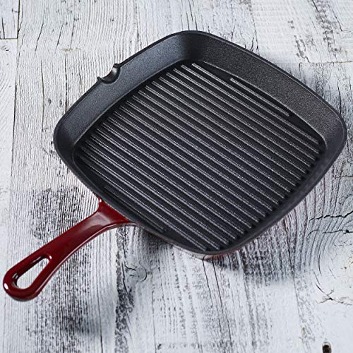 cuisinart-ci30-23cr-chef-s-classic-enameled-cast-iron-9-25-inch-square-grill-pan image 6