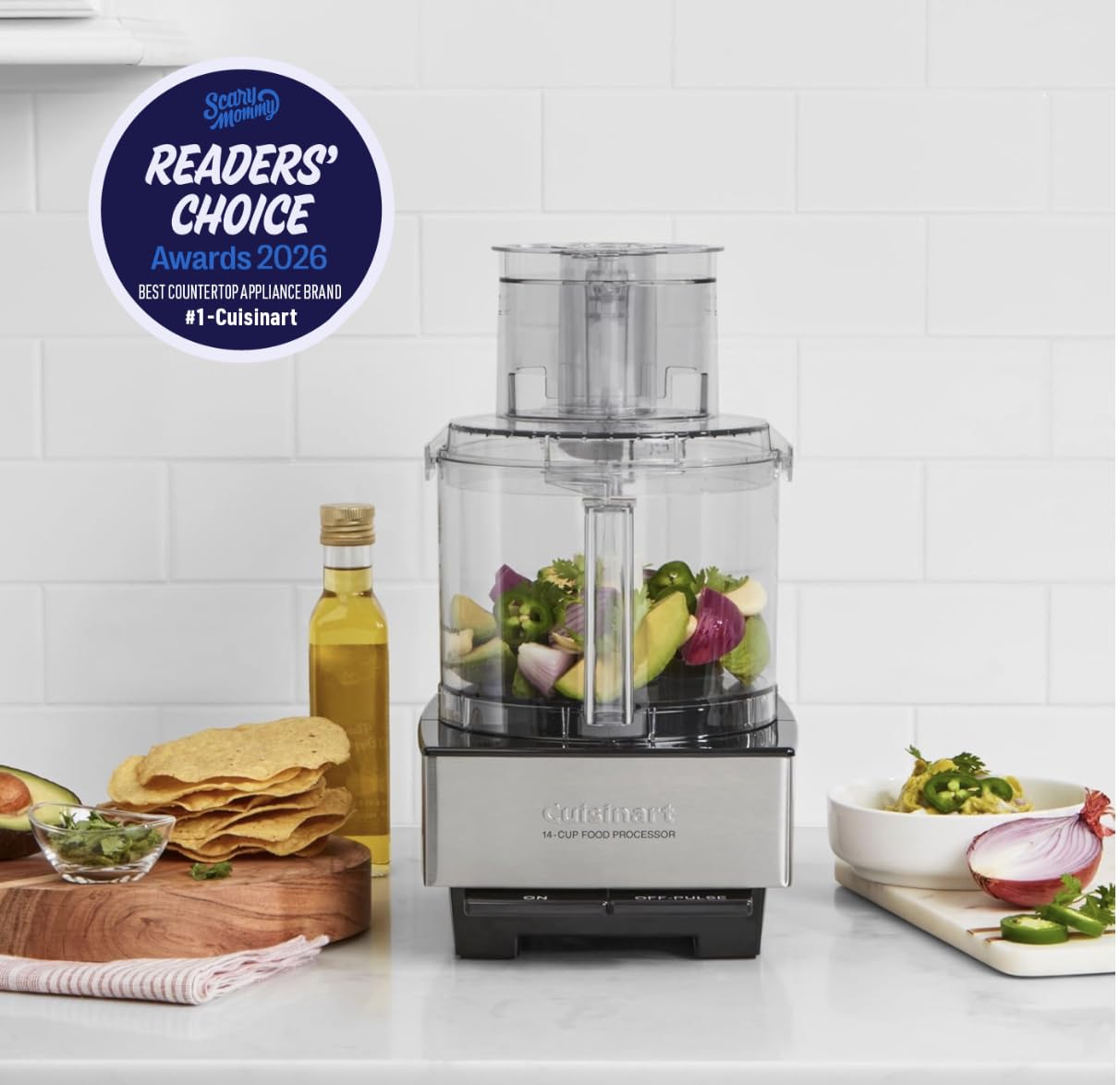 cuisinart-dfp-14bcny-14-cup-food-processor-720-watt-motor-stainless-steel image 2