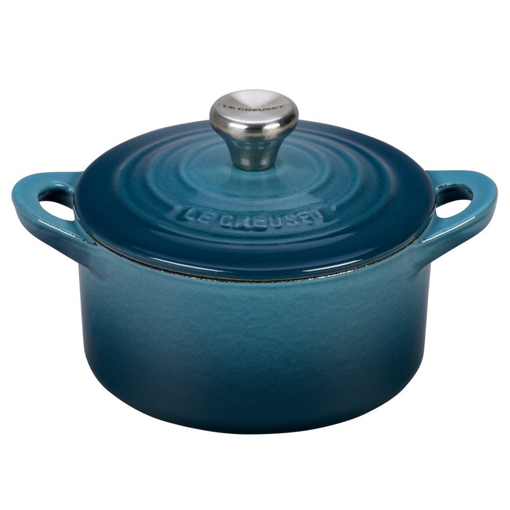 le-creuset-enameled-cast-iron-mini-cocotte-with-lid-1-3-qt-cerise image 4
