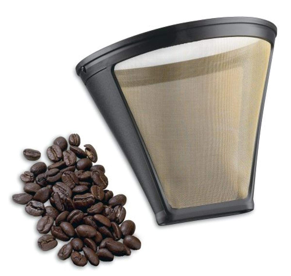 cuisinart-gtf-4-gold-tone-coffee-filter-4-cup-cone-black-gold image 1