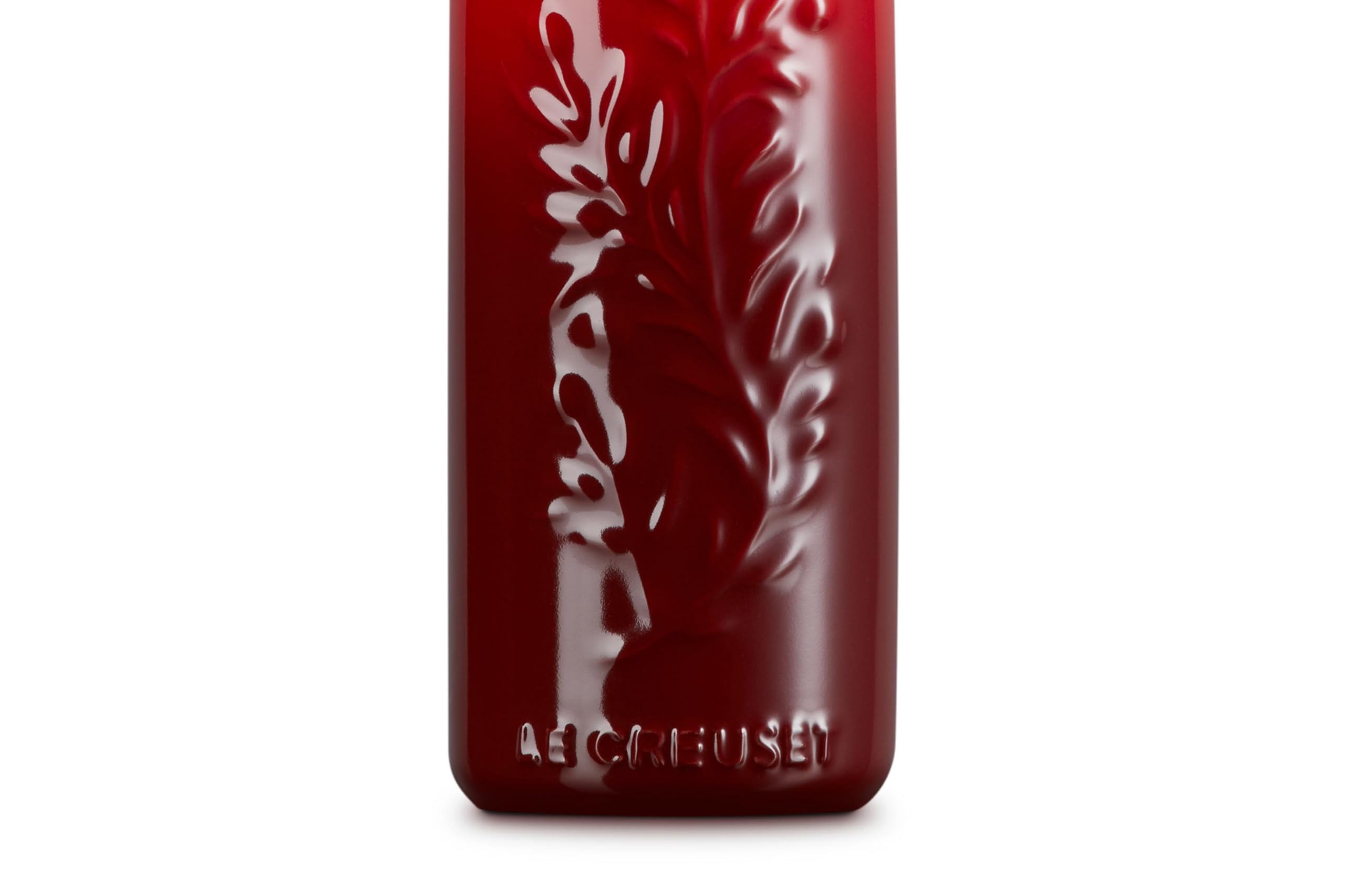 le-creuset-olive-branch-collection-stoneware-oil-cruet-20-oz-cerise image 3