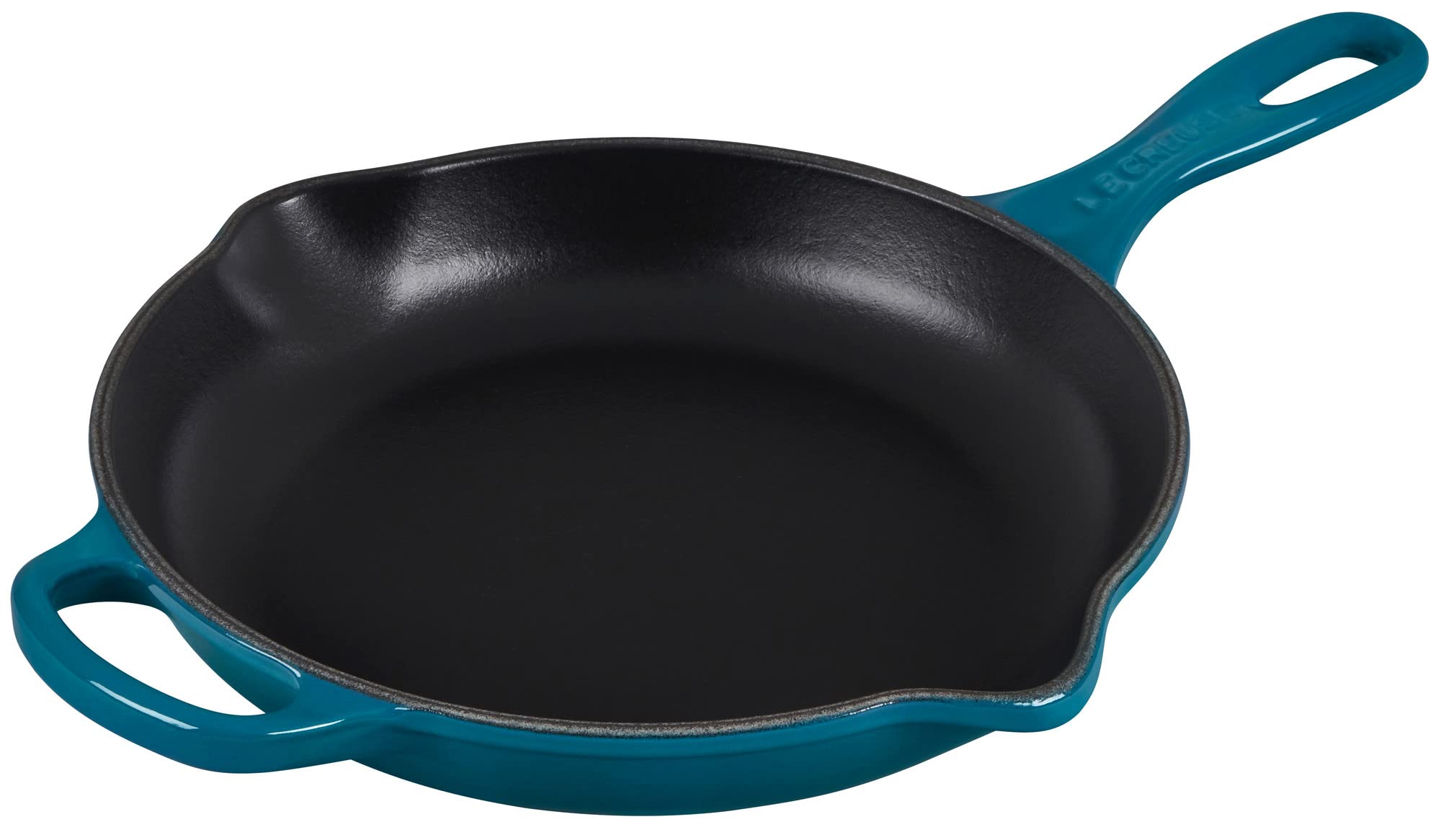 le-creuset-signature-5-piece-enameled-cast-iron-cookware-set-deep-teal image 3