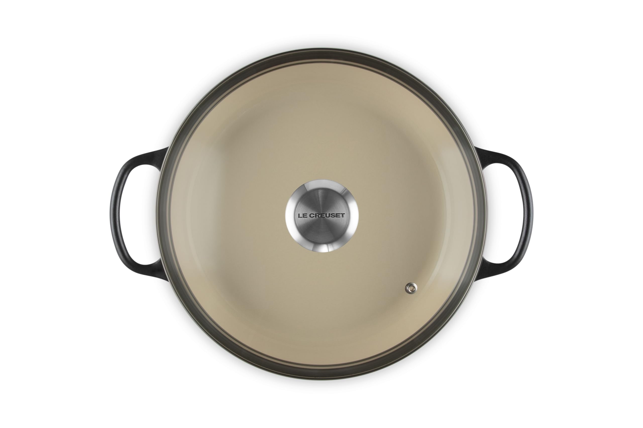 le-creuset-signature-round-braiser-with-glass-lid-2-25-qt-licorice image 2