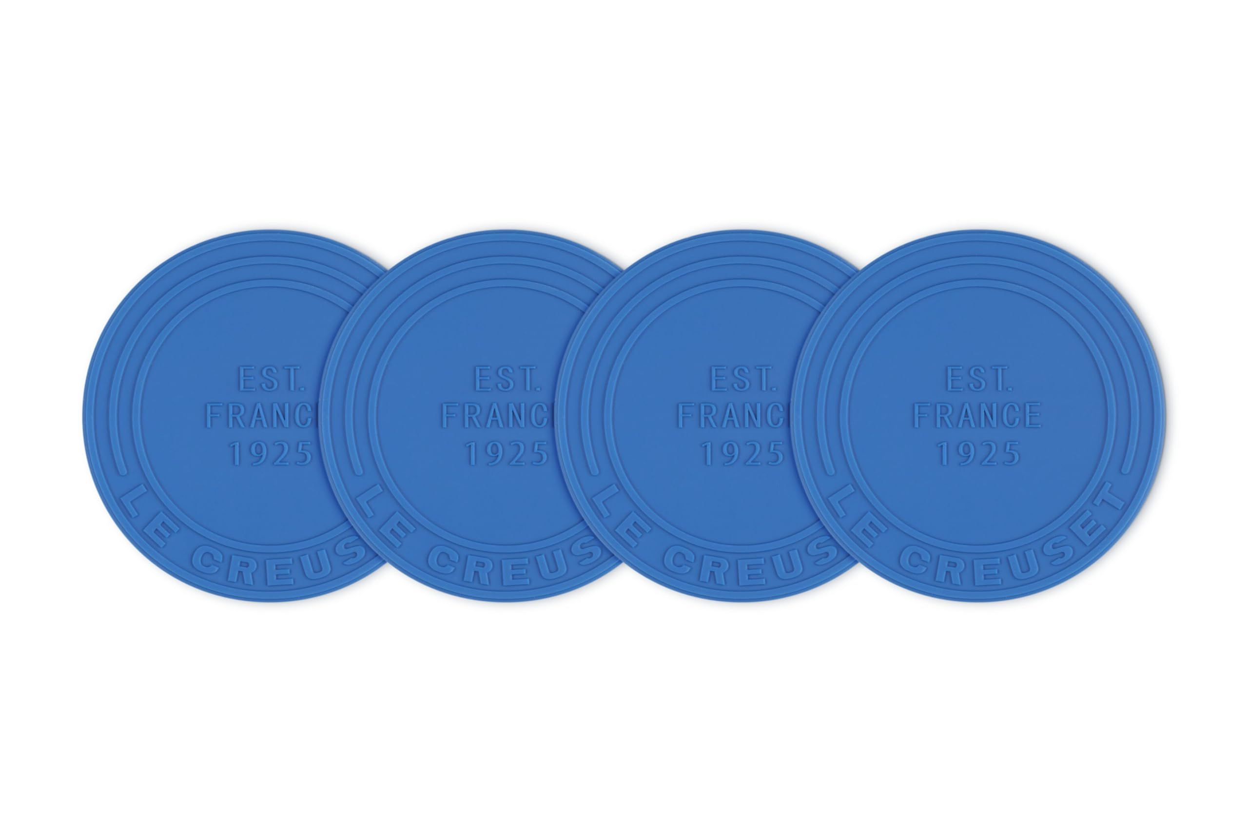 le-creuset-silicone-coasters-set-of-4-cerise-heat-resistant-to-482-f image 8