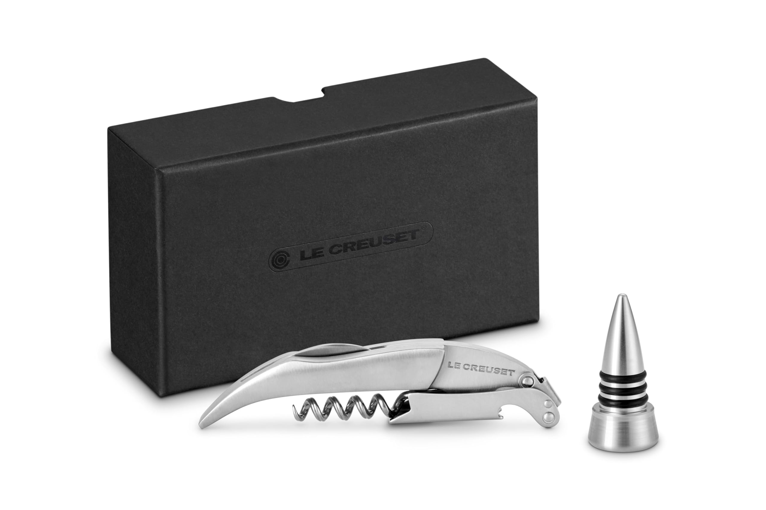 le-creuset-one-step-waiter-s-friend-corkscrew-wine-stopper-set image 1