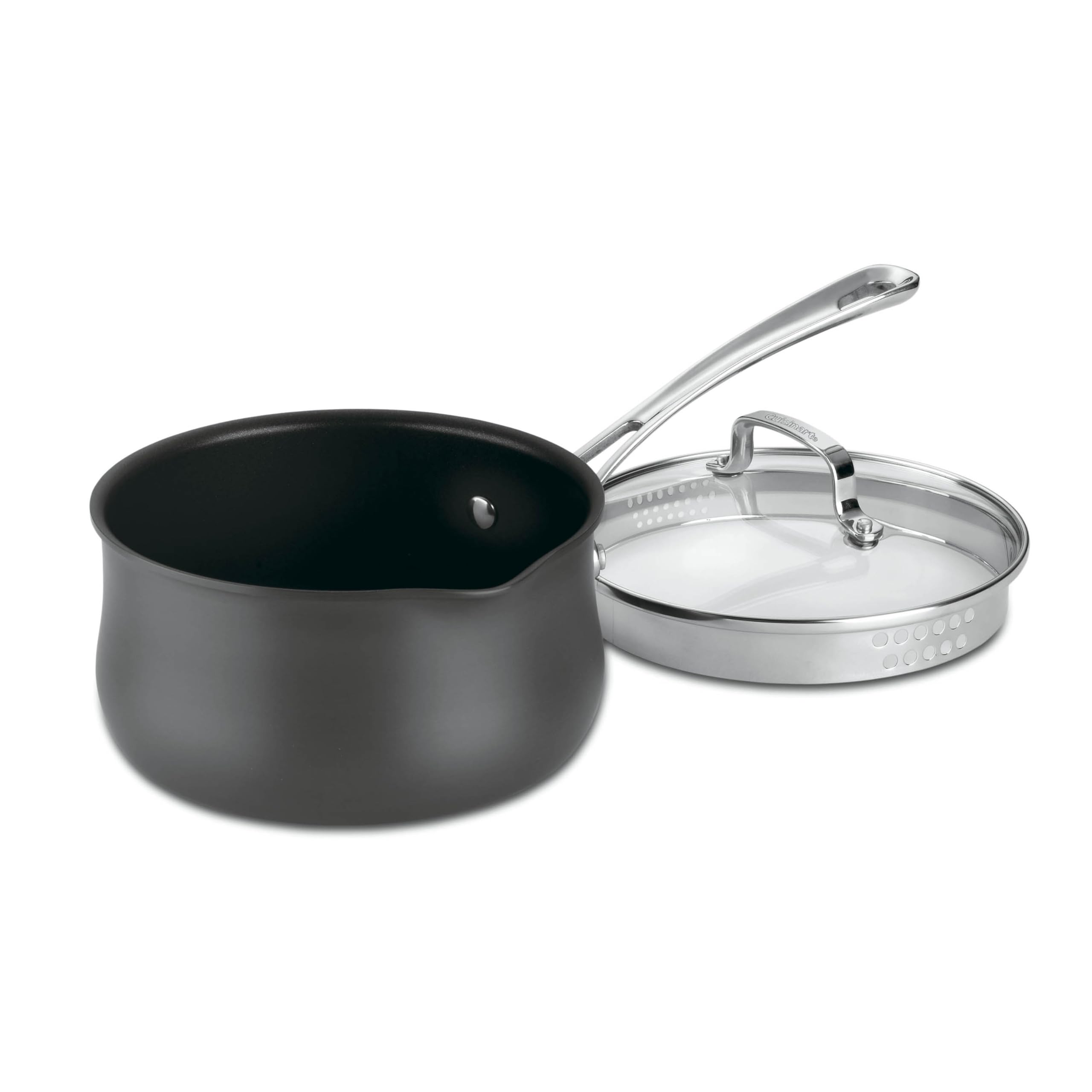 cuisinart-contour-2-quart-hard-anodized-nonstick-saucepan-with-cover-purelyceram image 1