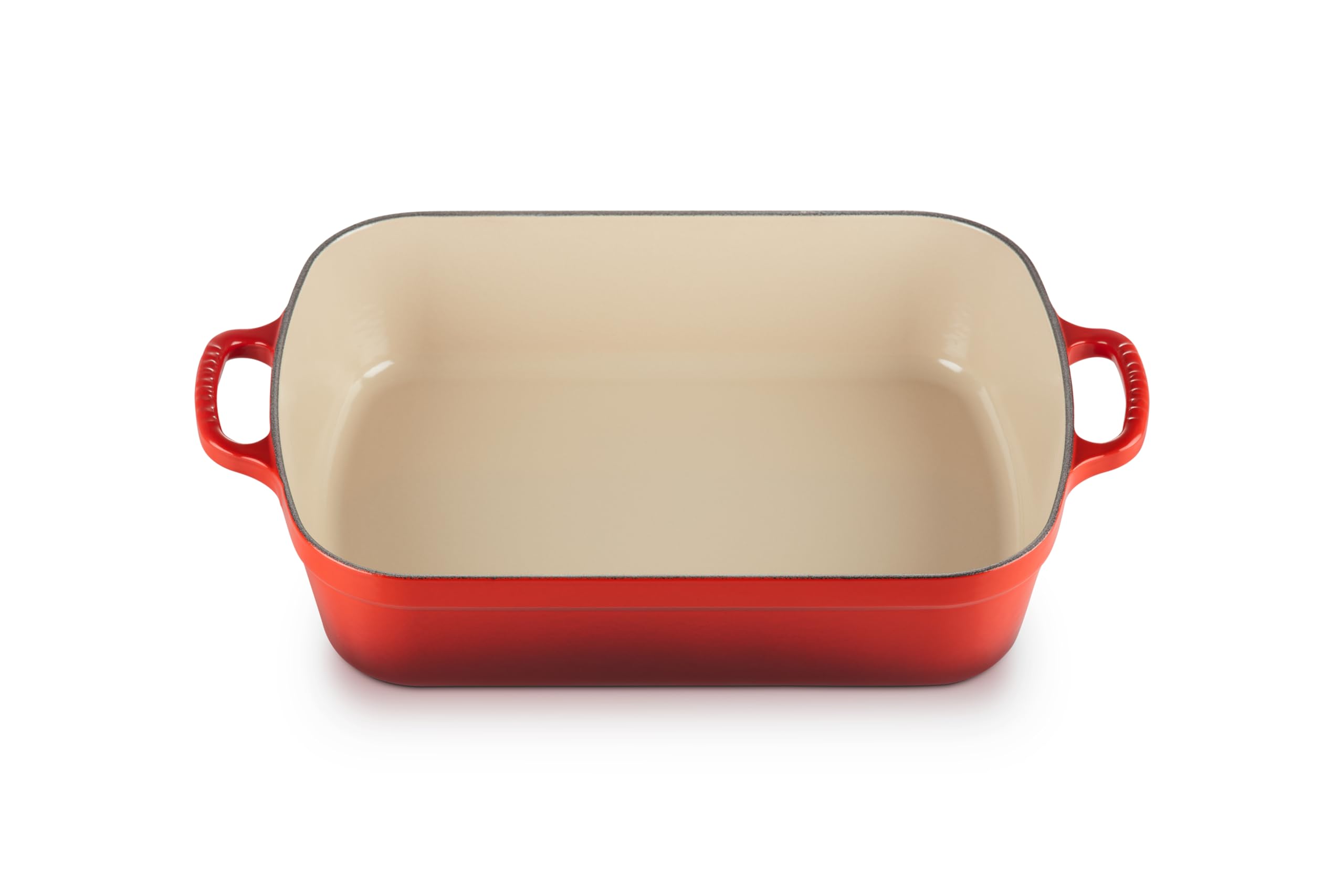 le-creuset-enameled-cast-iron-signature-rectangular-roaster-5-25-qt-cerise image 1