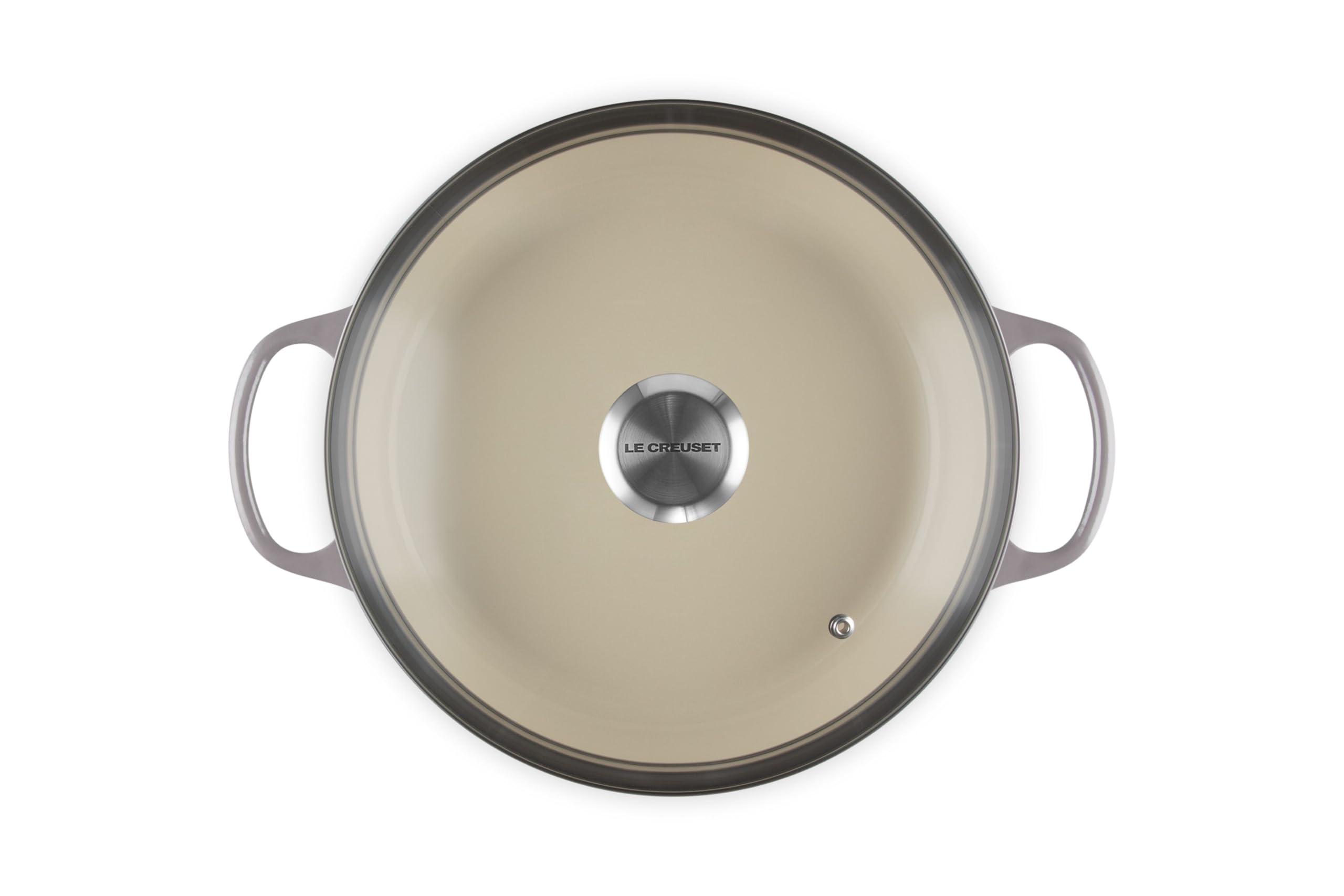 le-creuset-signature-round-braiser-with-glass-lid-2-25-qt-oyster image 2
