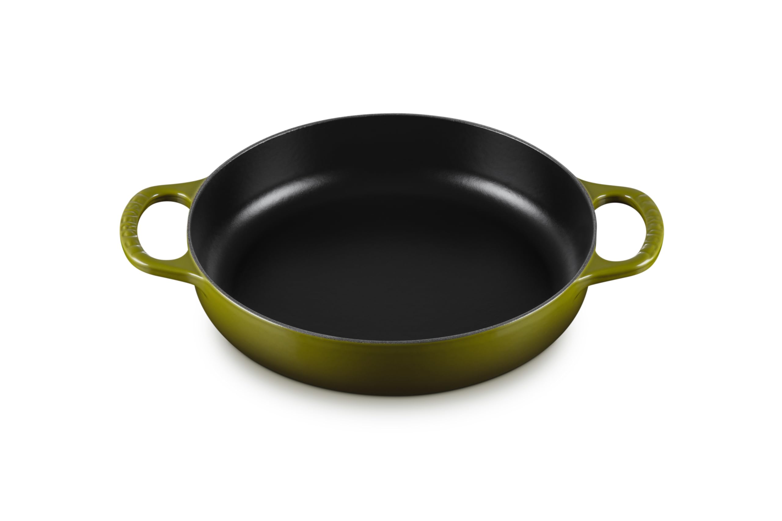 le-creuset-signature-everyday-pan-11-inch-enameled-cast-iron-olive image 1