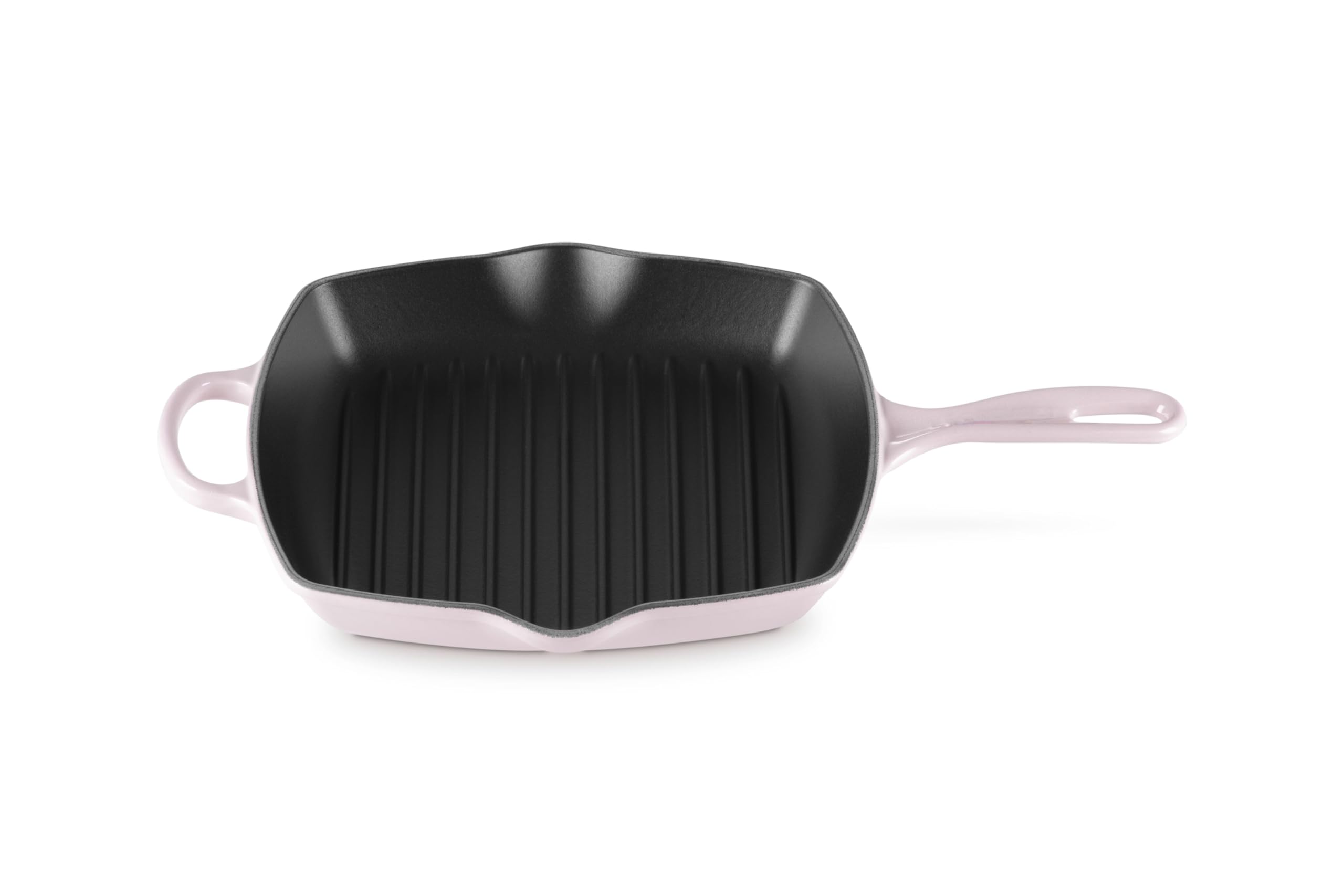 le-creuset-enameled-cast-iron-signature-square-skillet-grill-10-25-shallot image 1