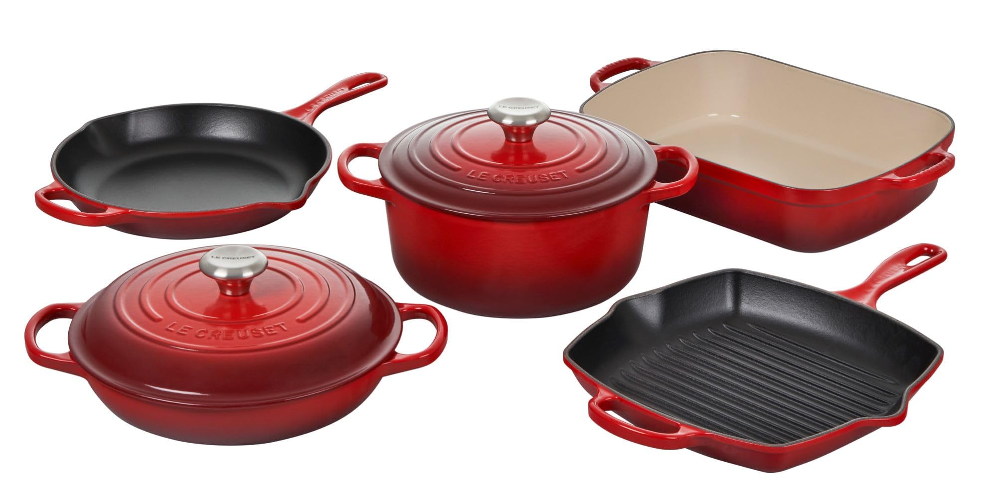 le-creuset-enameled-cast-iron-signature-5-pc-cookware-set-flame image 8