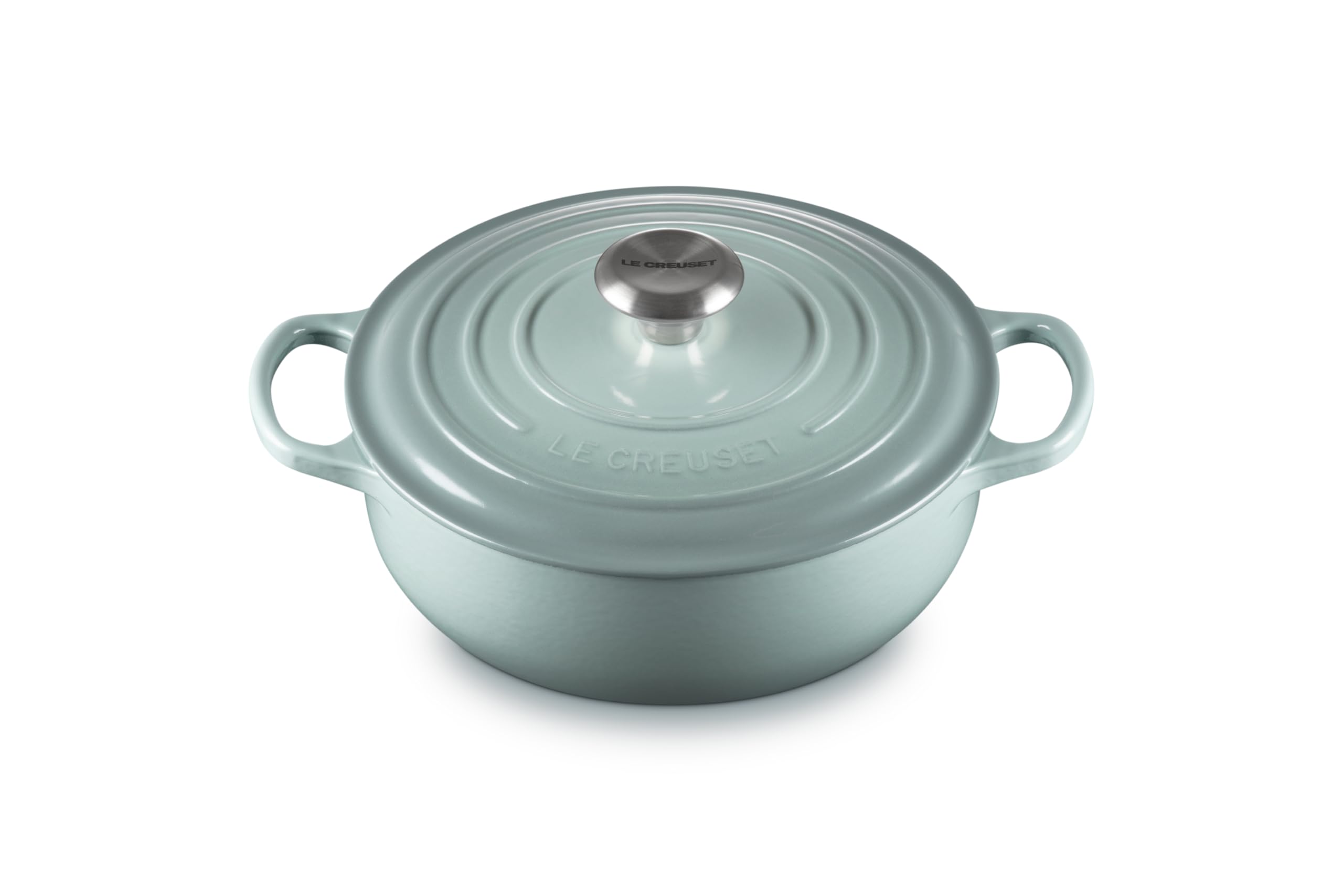 le-creuset-enameled-cast-iron-signature-round-sauteuse-3-5-qt-olive image 7