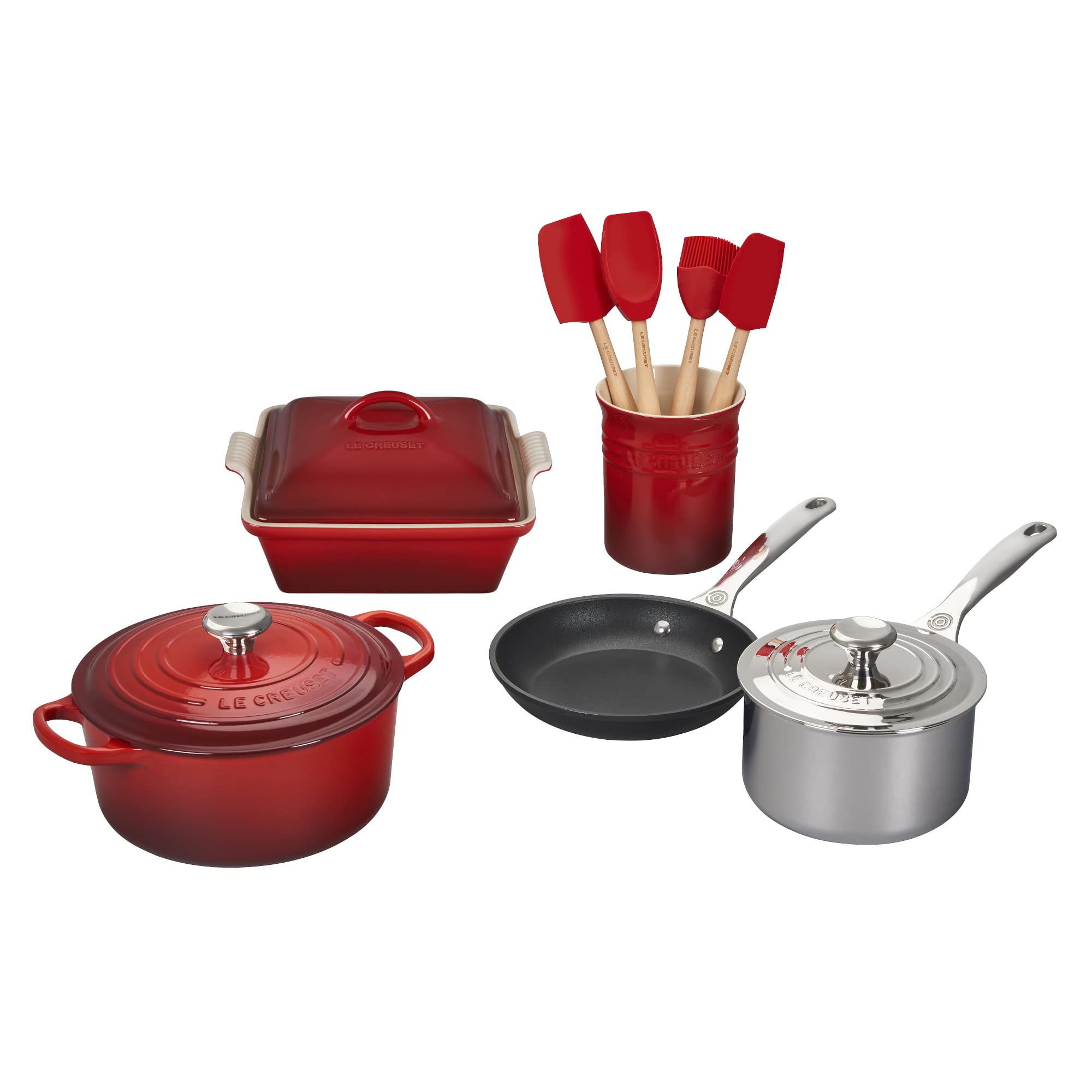 le-creuset-12-piece-mixed-material-cookware-set-cerise image 1