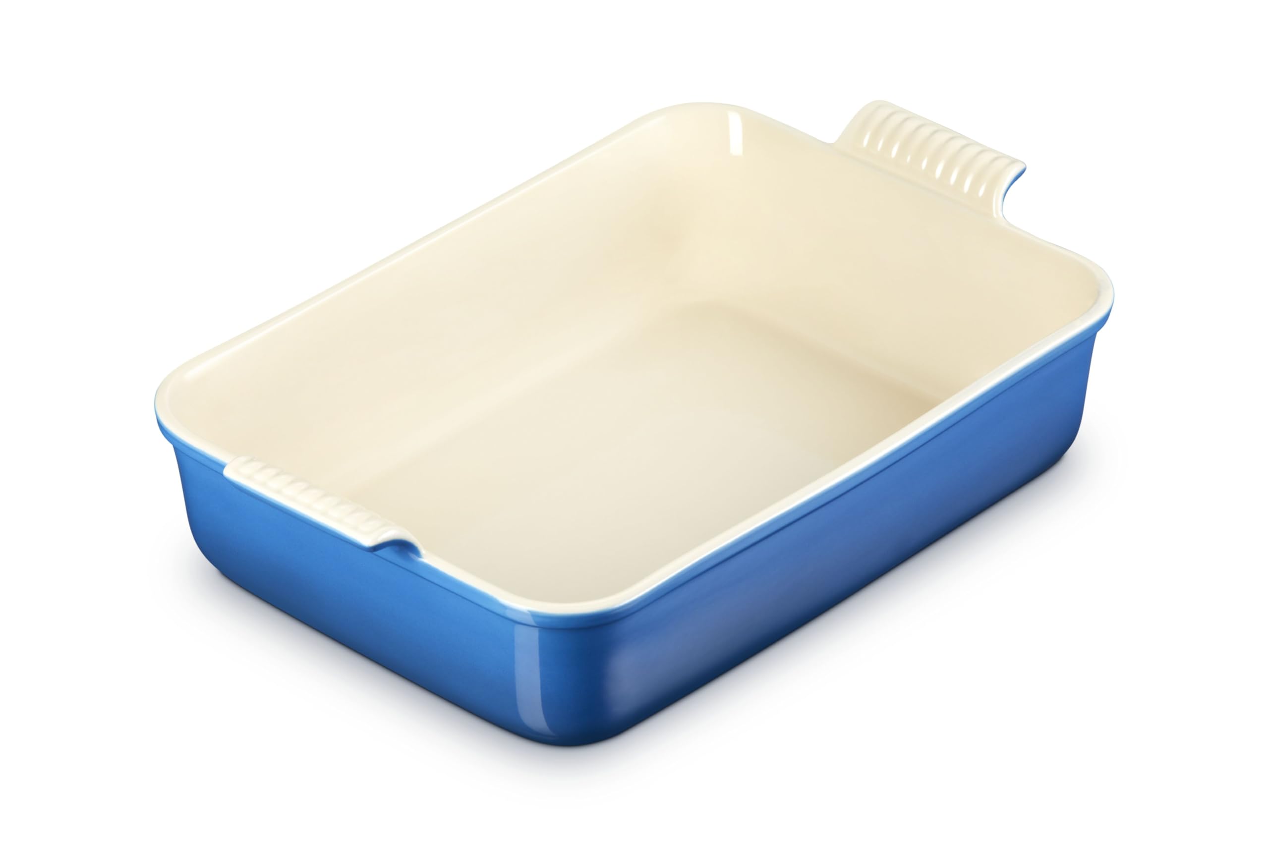 le-creuset-heritage-deep-rectangular-stoneware-lasagna-dish-6-75-qt-marseille image 1