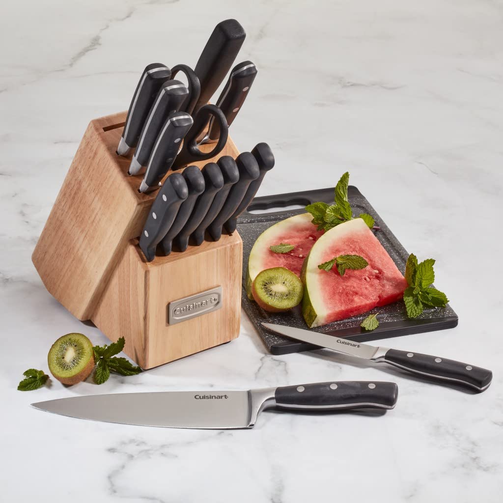 cuisinart-c77tr-15p-classic-forged-triple-rivet-15-piece-knife-block-set-stainle image 4
