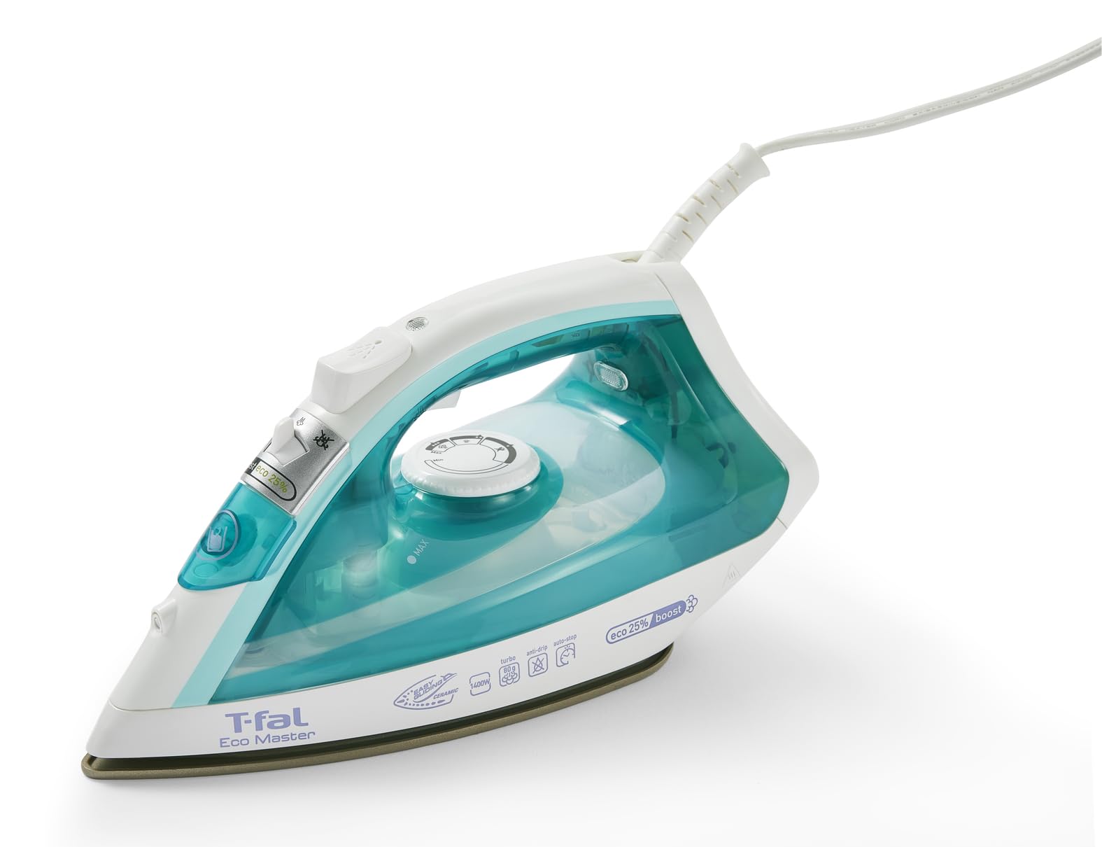 t-fal-ecomaster-steam-iron-ceramic-soleplate-1400w-blue-fv1742u0 image 1