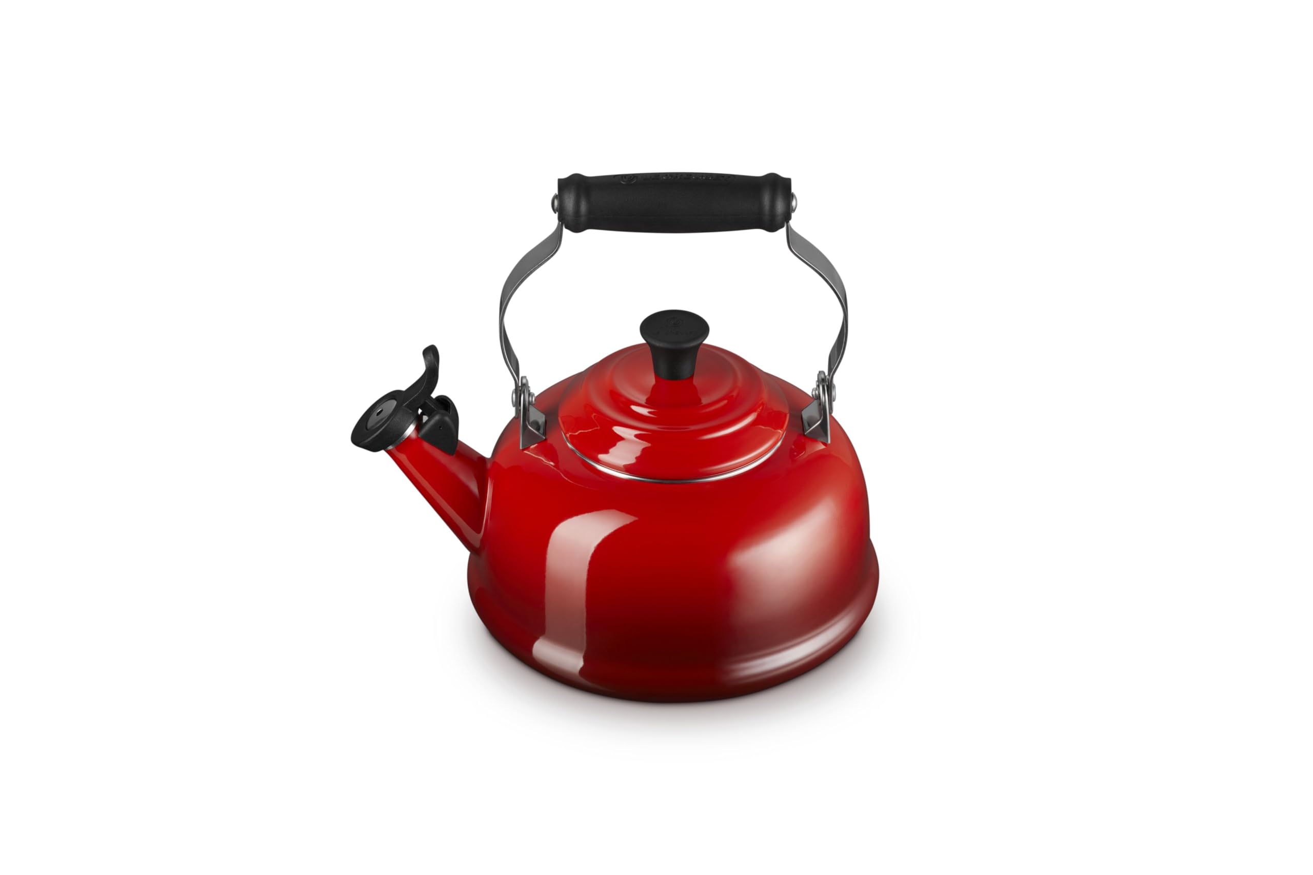 le-creuset-classic-whistling-tea-kettle-1-7-qt-cerise-enamel-on-steel image 2
