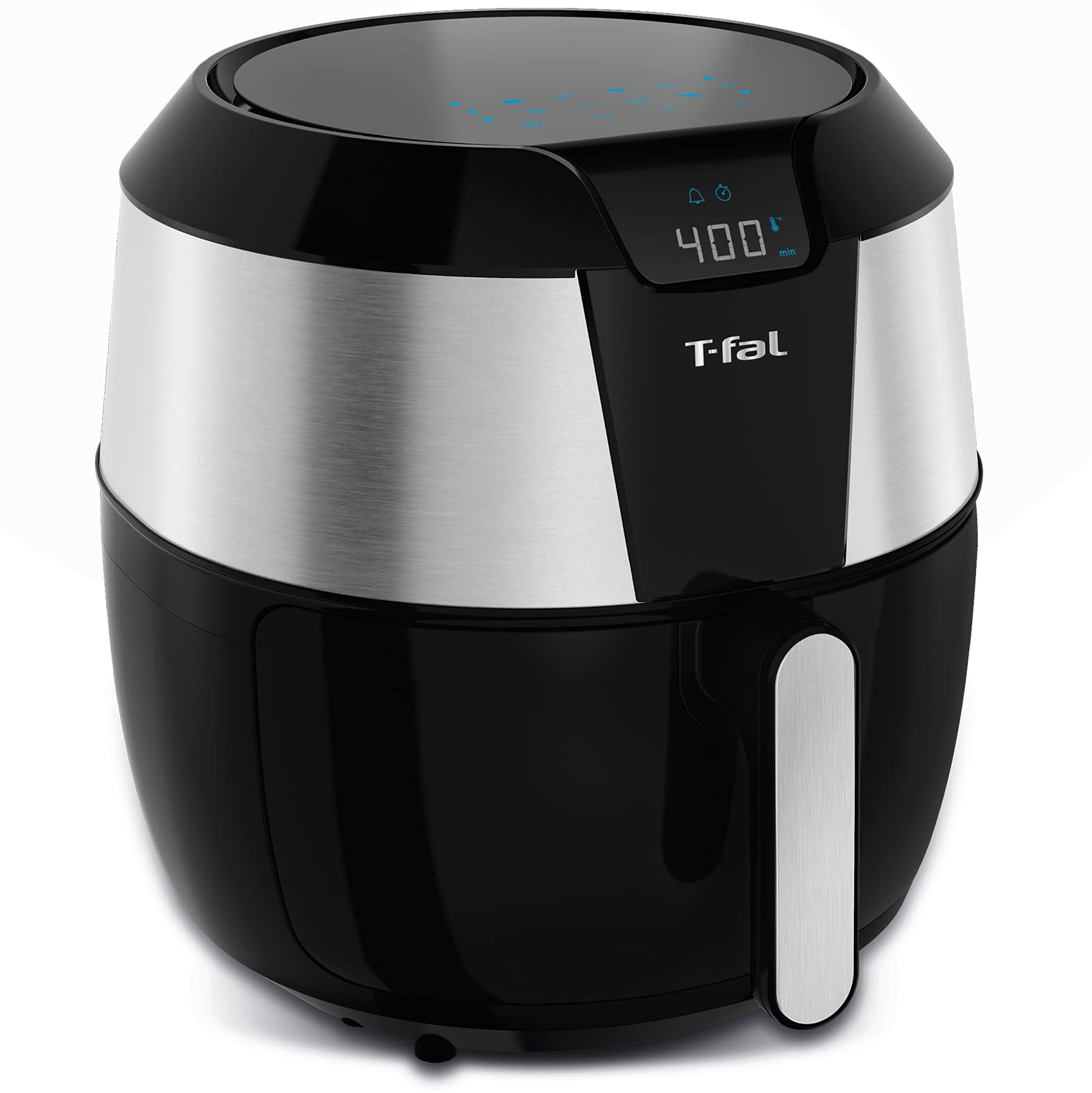 t-fal-easy-fry-xxl-air-fryer-grill-combo-5-9-qt-black-stainless-steel image 1