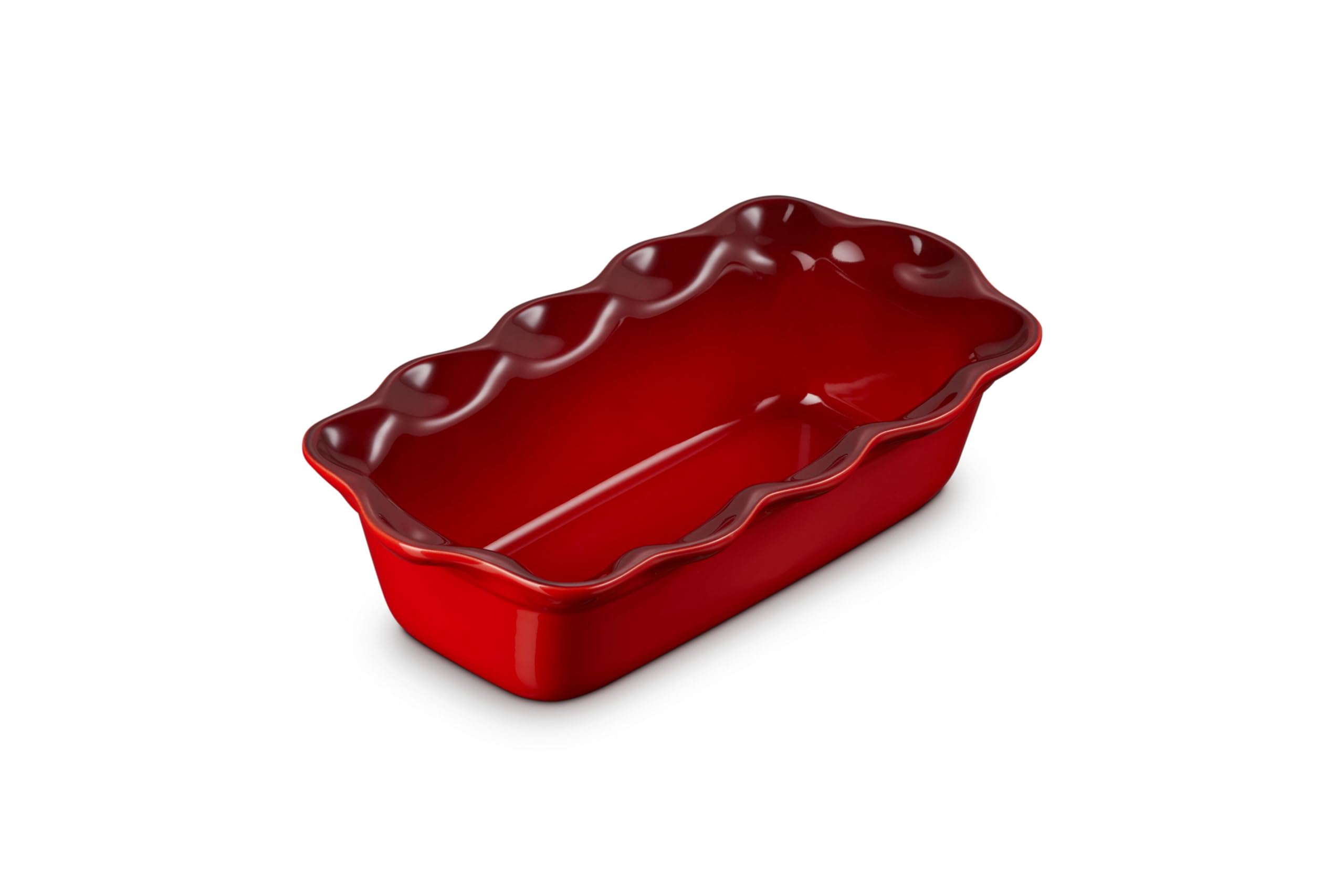 le-creuset-heritage-stoneware-bakeware-set-of-2-9-fluted-pie-dish-fluted-loaf-pa image 2