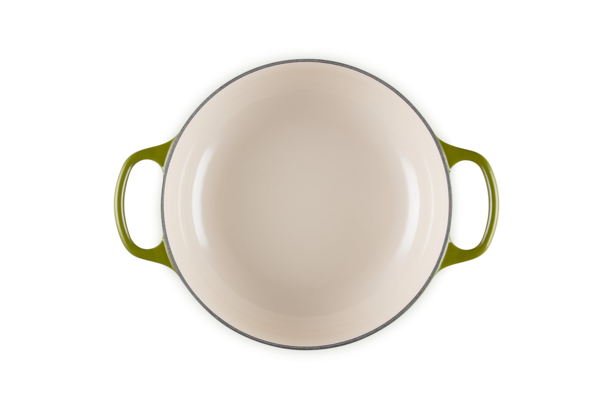 le-creuset-enameled-cast-iron-signature-round-sauteuse-3-5-qt-olive image 3