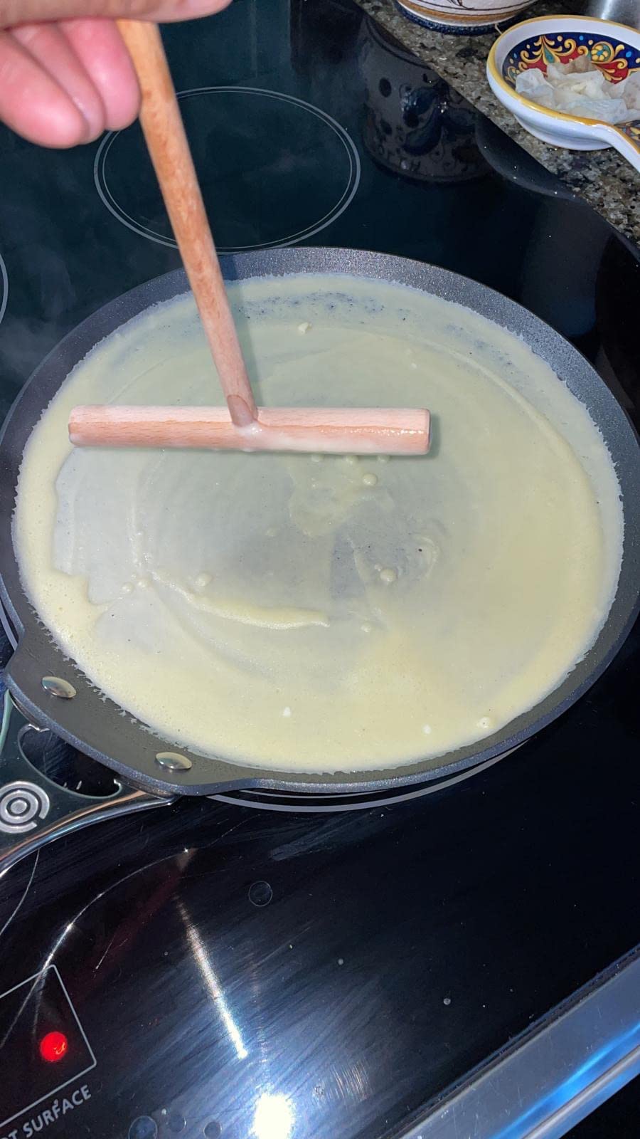 Makes crepe-making easy