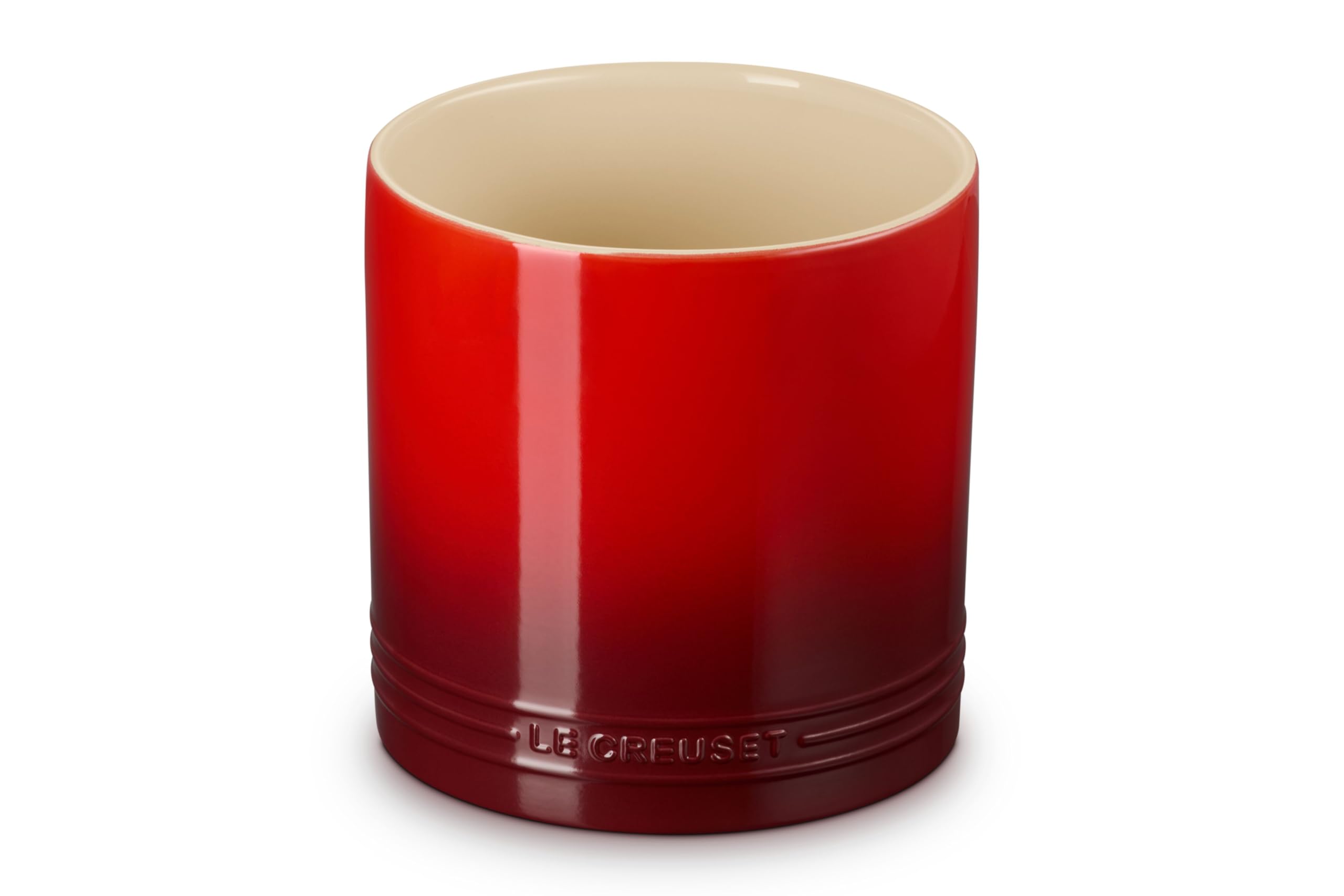 le-creuset-stoneware-signature-utensil-crock-2-7-qt-cerise image 2