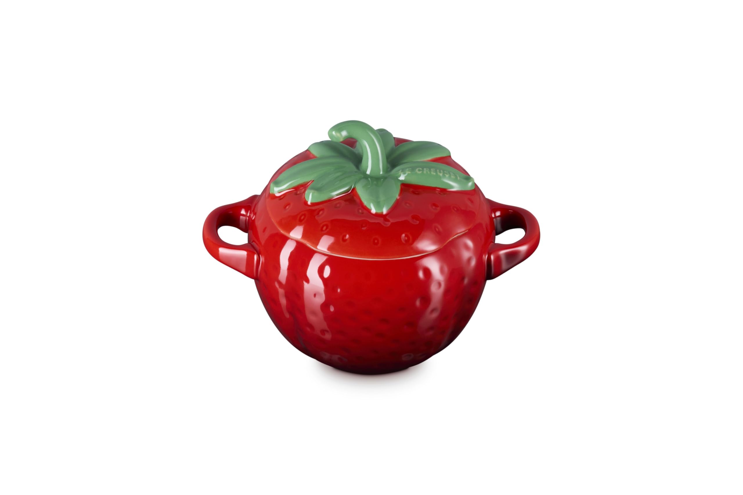 le-creuset-stoneware-strawberry-mini-cocotte-19-oz-cerise image 1