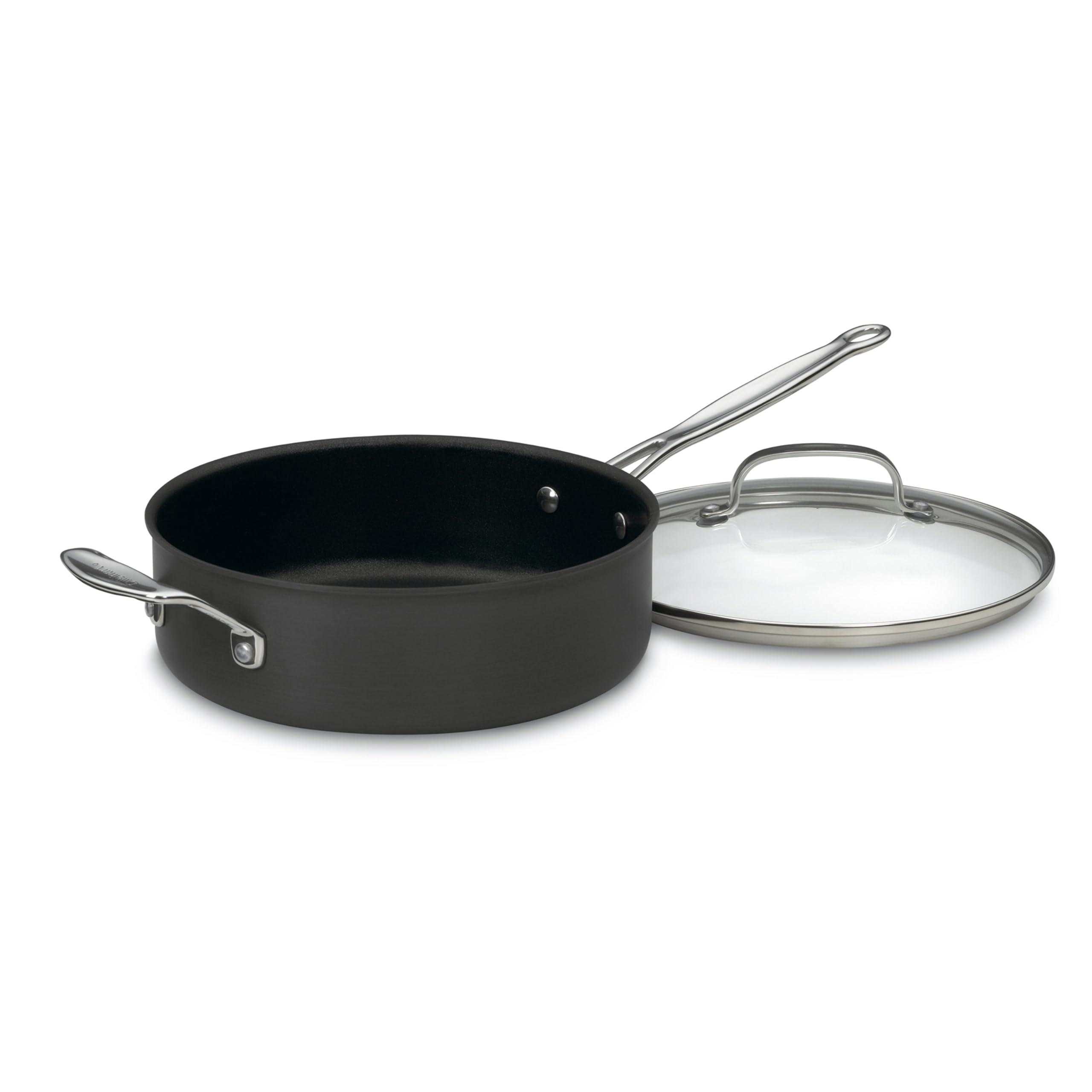 cuisinart-chef-s-classic-nonstick-hard-anodized-5-5-quart-saut-pan-with-helper-h image 1