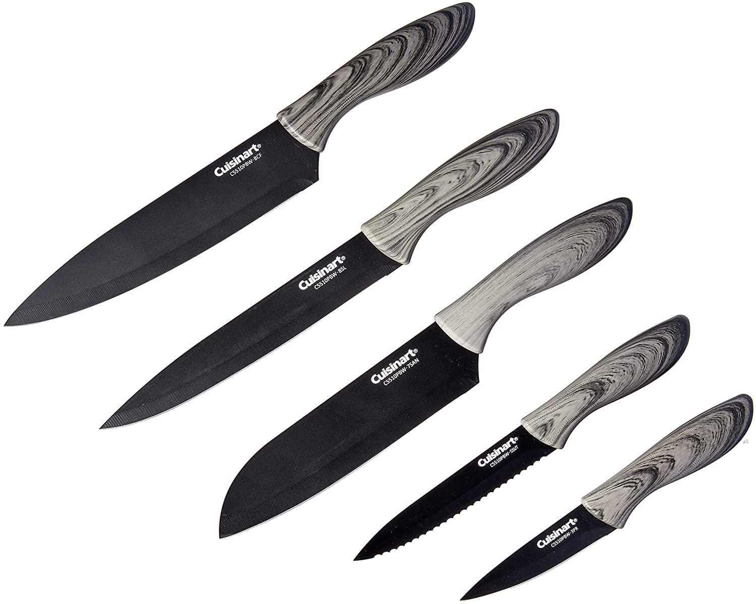 cuisinart-advantage-10-piece-nonstick-cutlery-set-black image 1