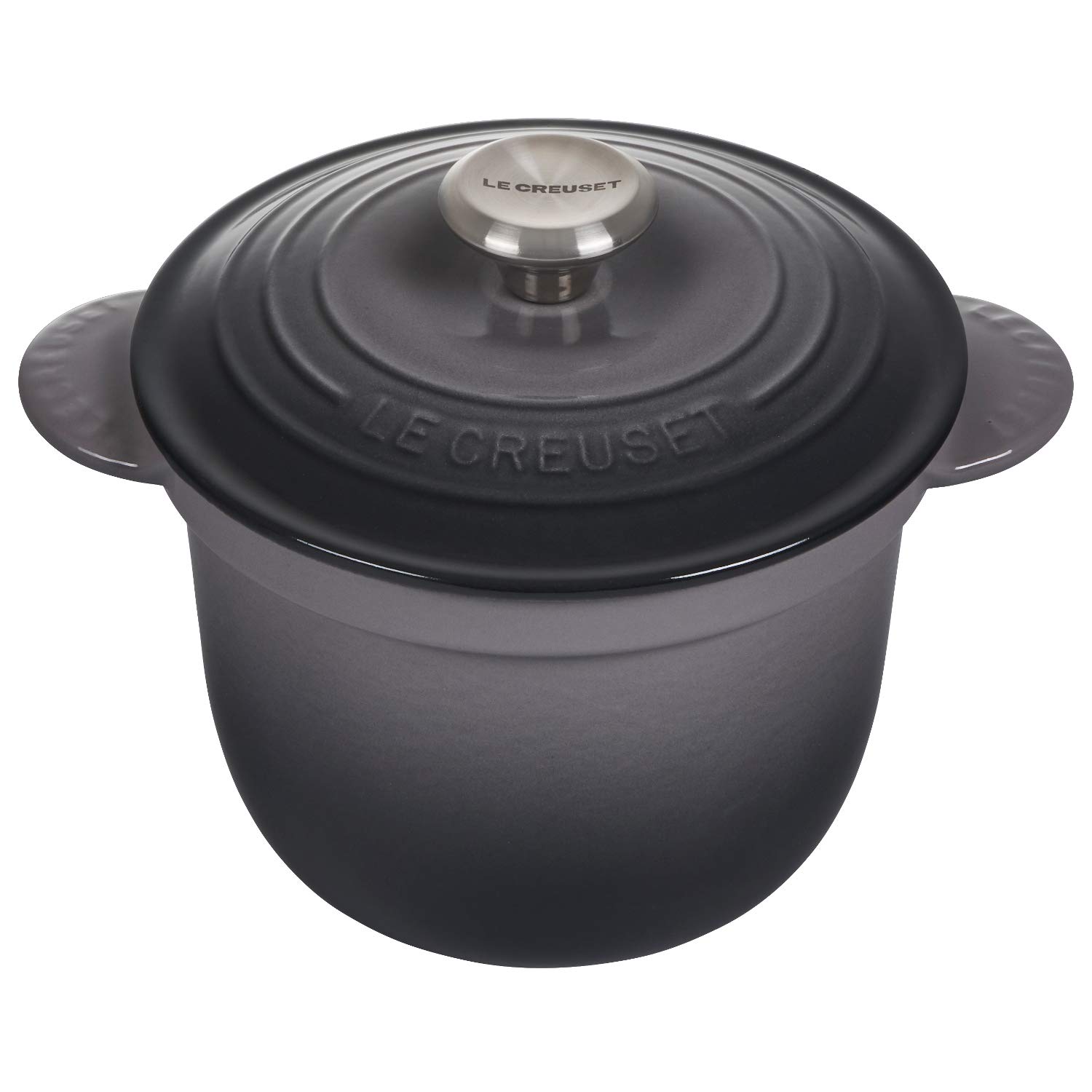 le-creuset-enameled-cast-iron-rice-pot-with-lid-stoneware-insert-2-25-qt-oyster image 1