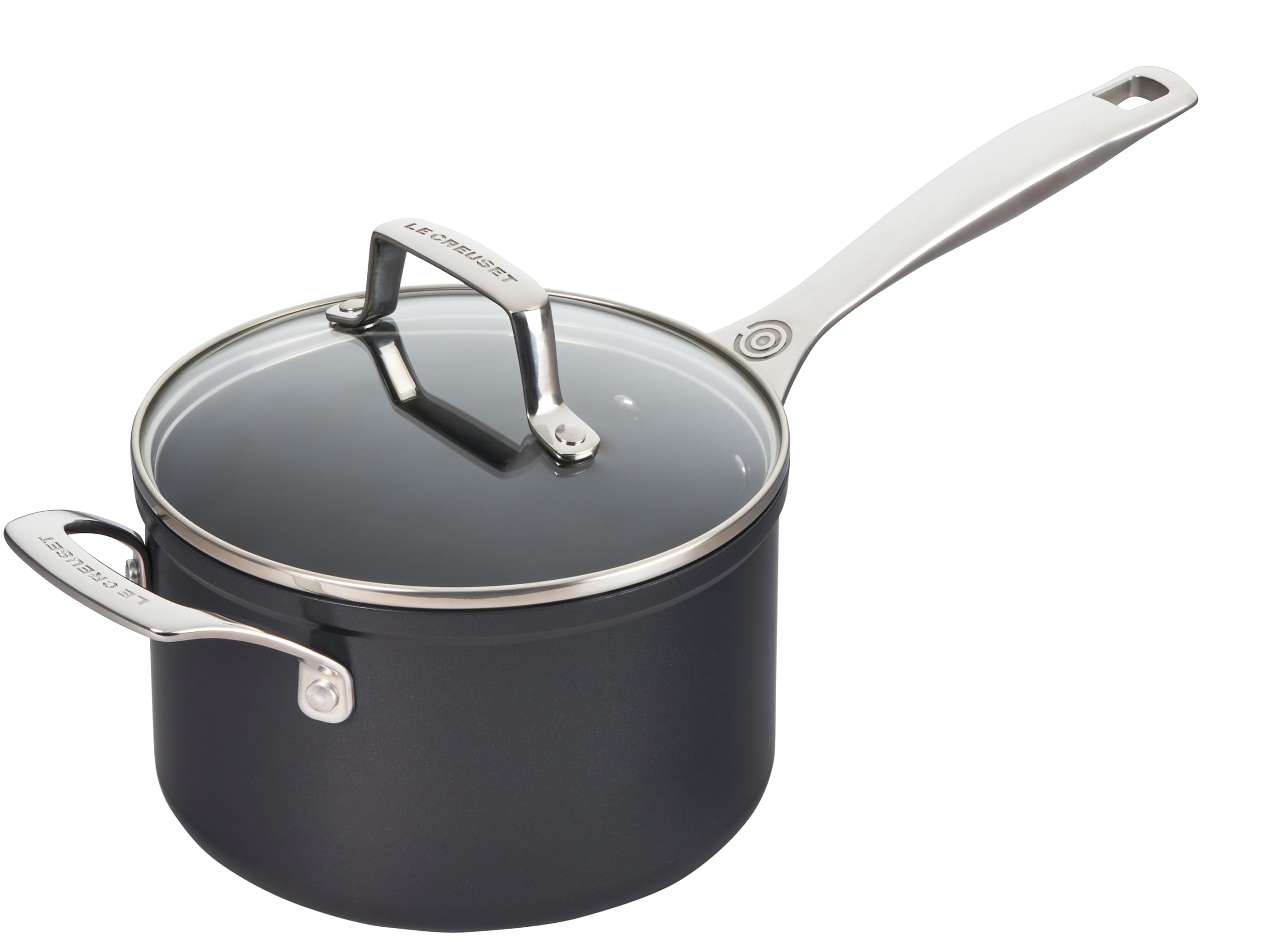 le-creuset-essential-non-stick-ceramic-saucepan-with-glass-lid-2-qt image 6