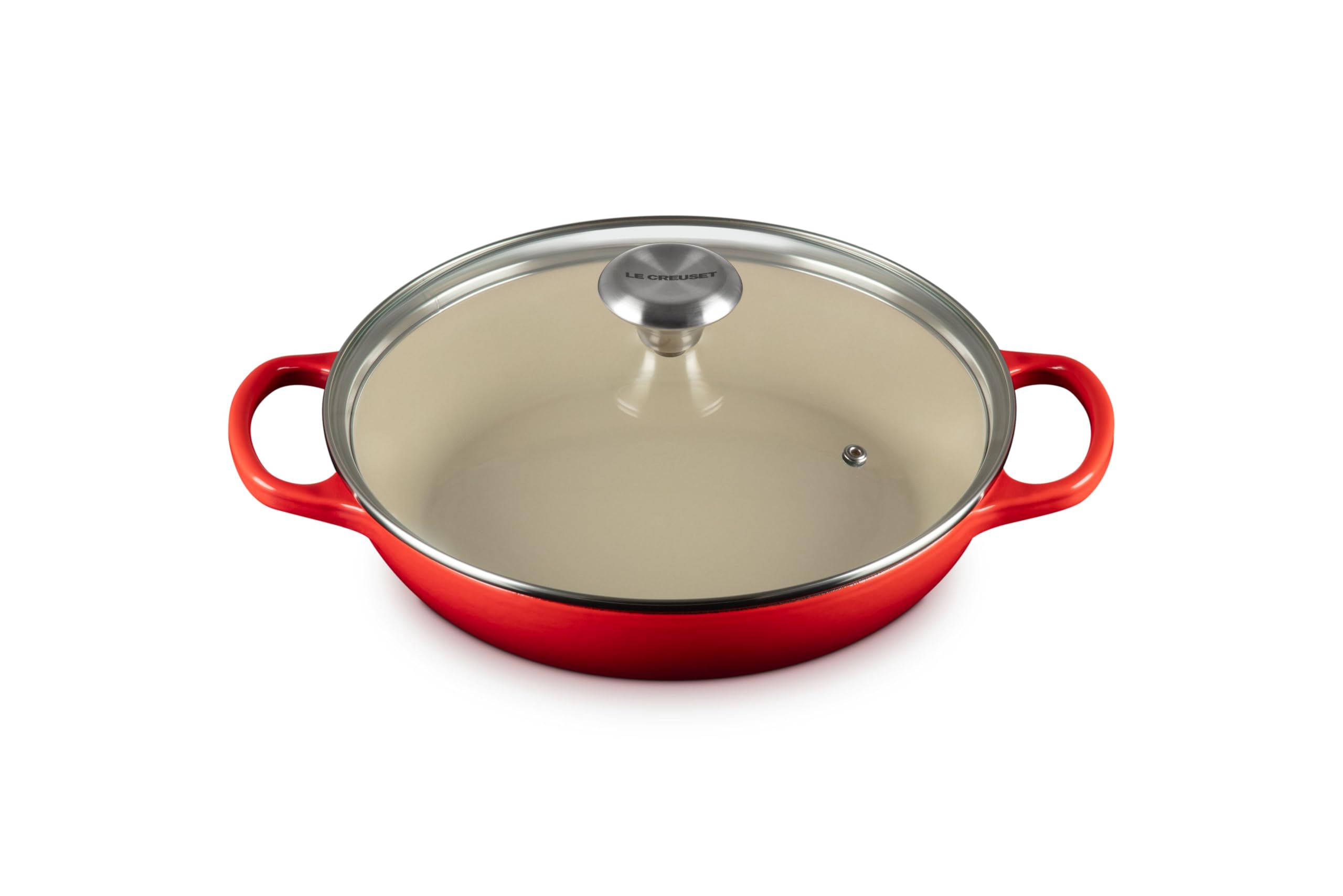 le-creuset-signature-round-braiser-with-glass-lid-2-25-qt-cerise image 1