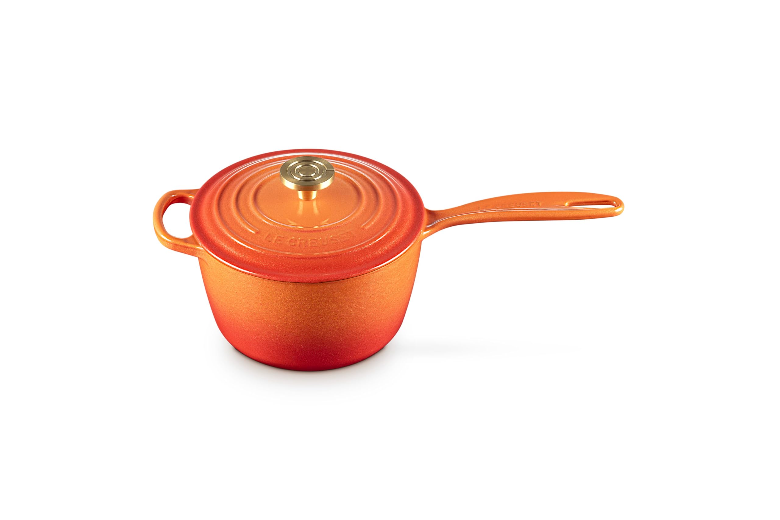 le-creuset-enameled-cast-iron-signature-round-saucepan-2-25-qt-flamme-doree-with image 1
