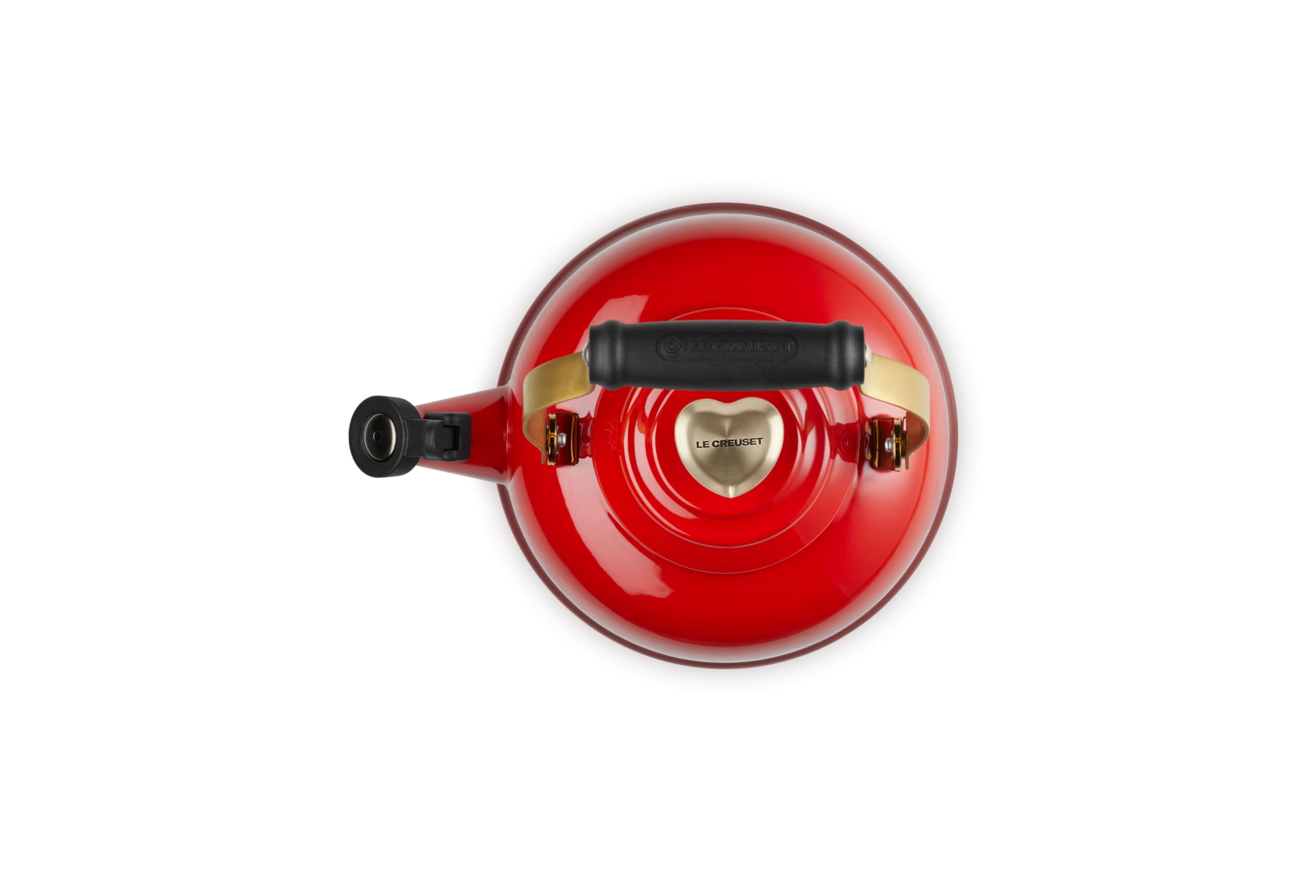 le-creuset-classic-whistling-tea-kettle-1-7-qt-cerise-with-light-gold-heart-knob image 4
