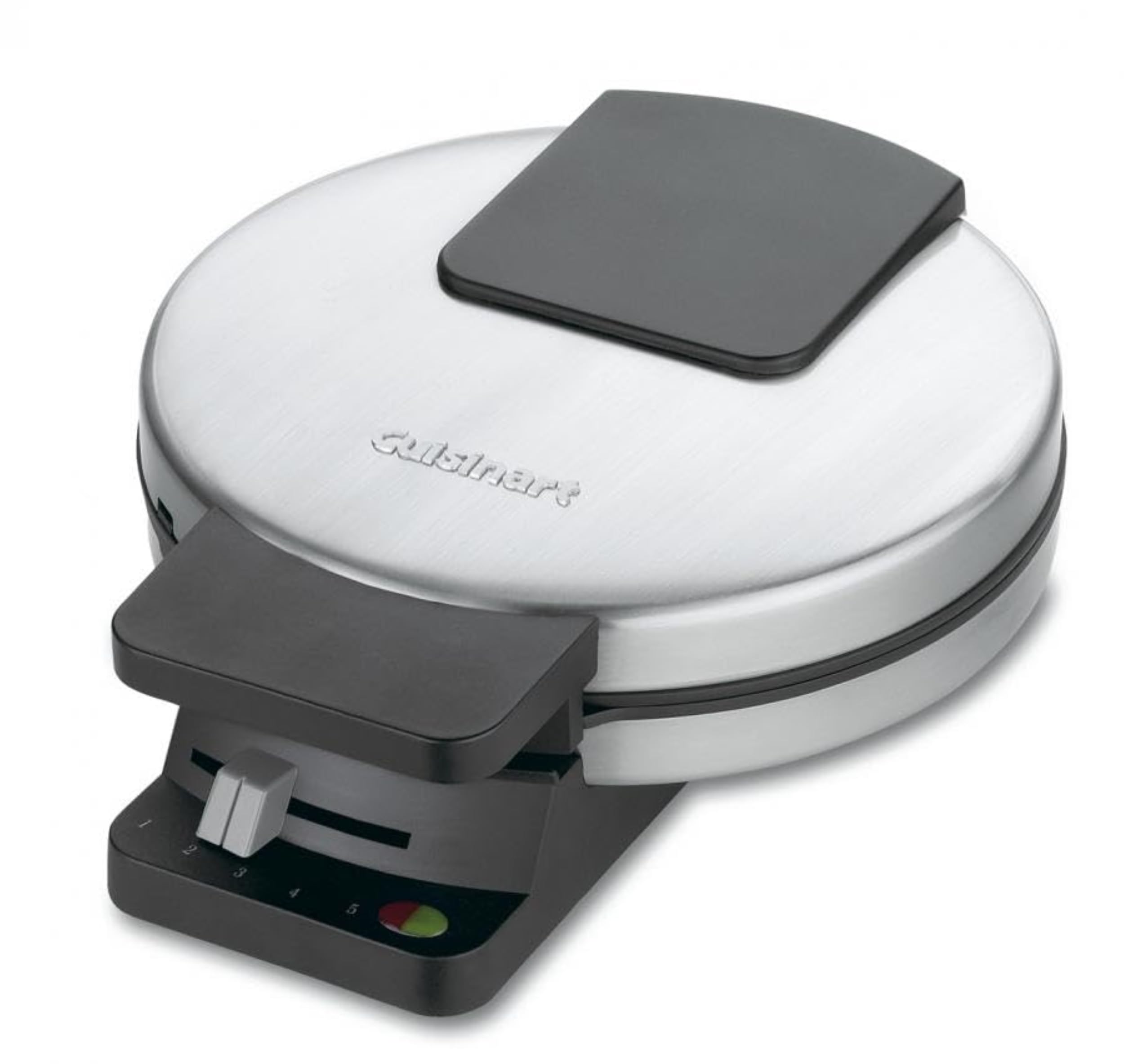 cuisinart-wmr-canas-round-classic-waffle-maker-with-5-browning-settings-brushed- image 1