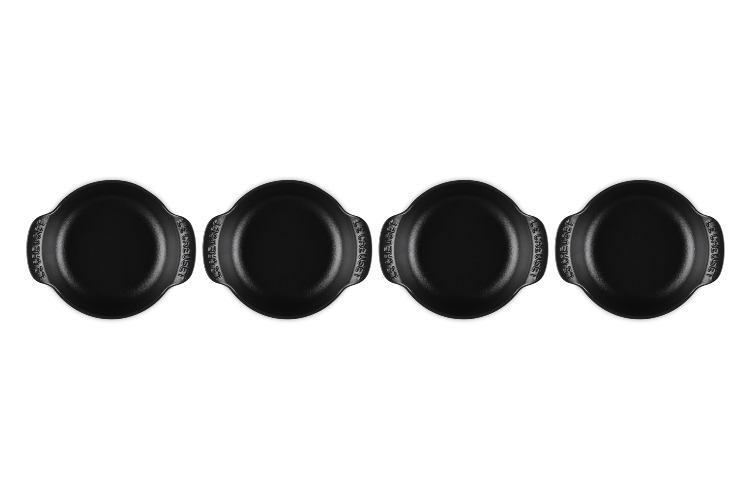 le-creuset-gourmand-collection-mini-round-braiser-set-of-4-0-3-qt-matte-black-wi image 4