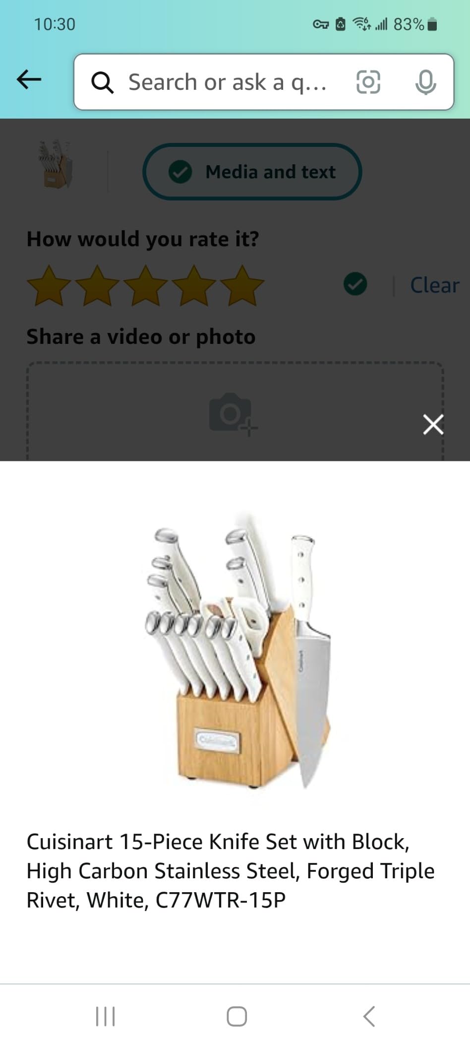 Good, but sharpening needed