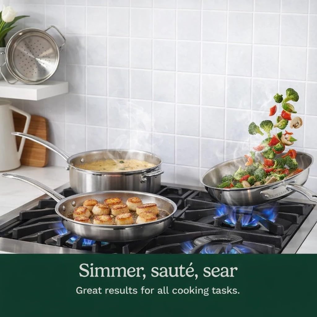cuisinart-multiclad-pro-12-piece-triple-ply-stainless-steel-cookware-set-inducti image 6