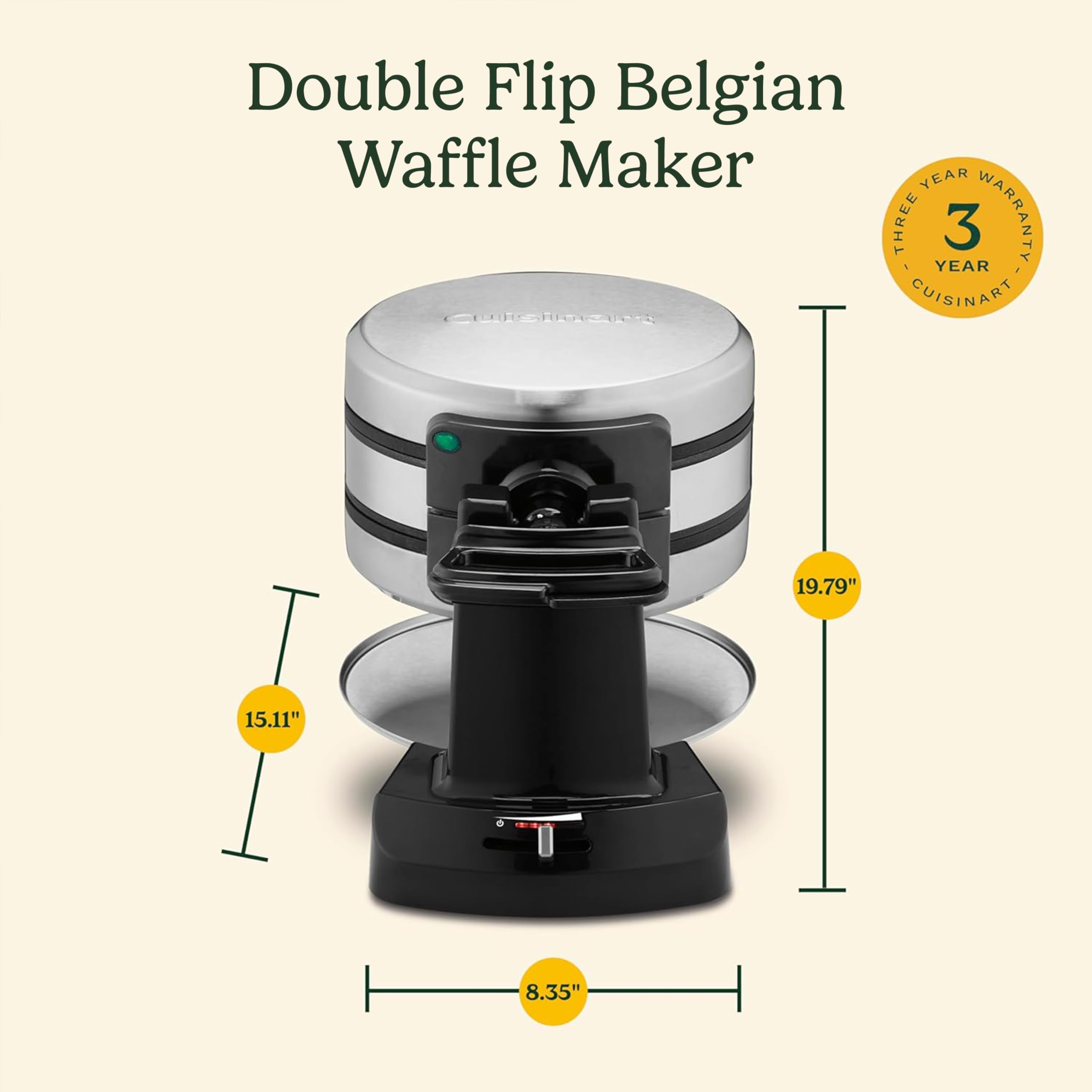 cuisinart-waf-f40nas-double-flip-belgian-waffle-maker-stainless-steel-grey-black image 8