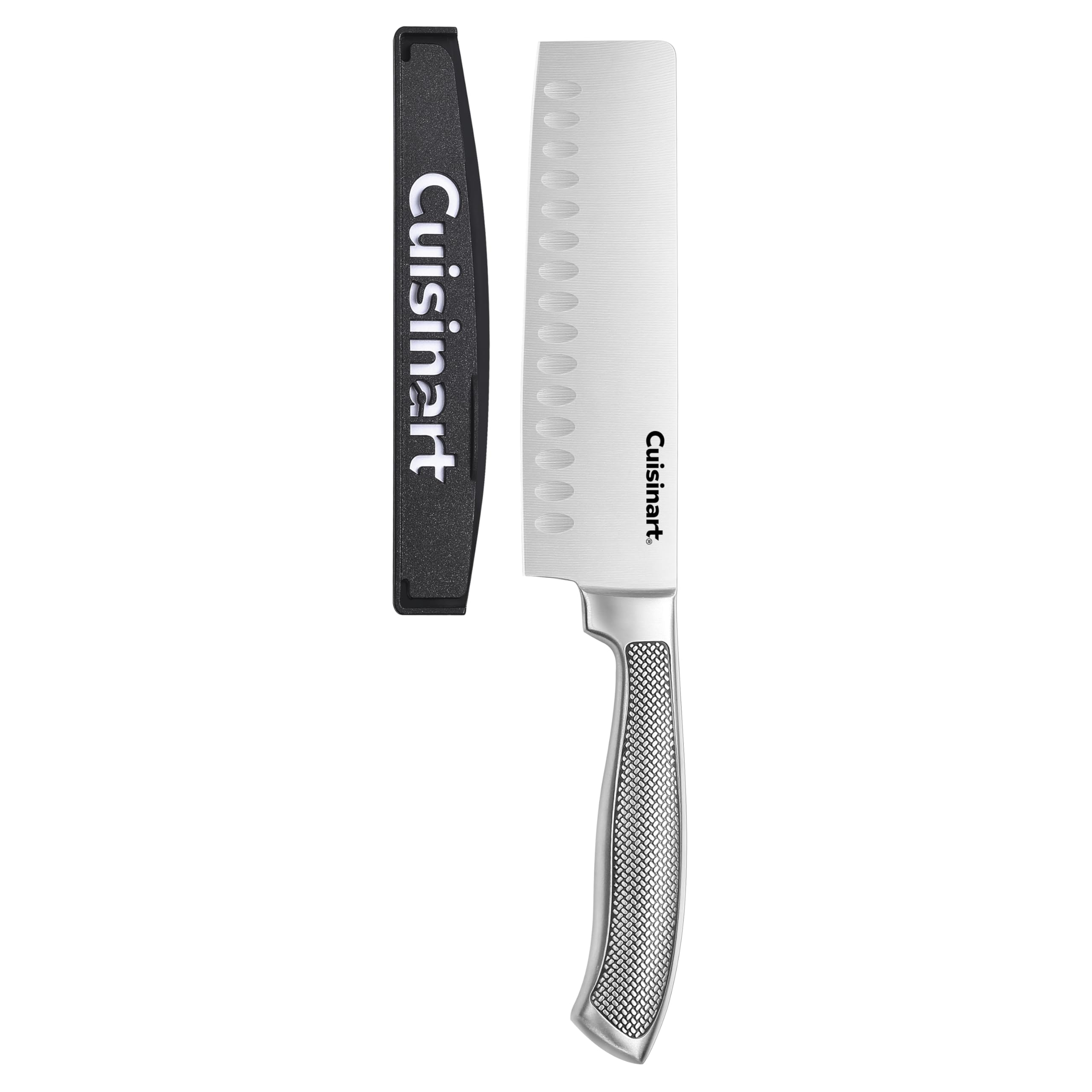 cuisinart-7-stainless-steel-nakiri-knife-with-blade-guard-graphix-collection image 1