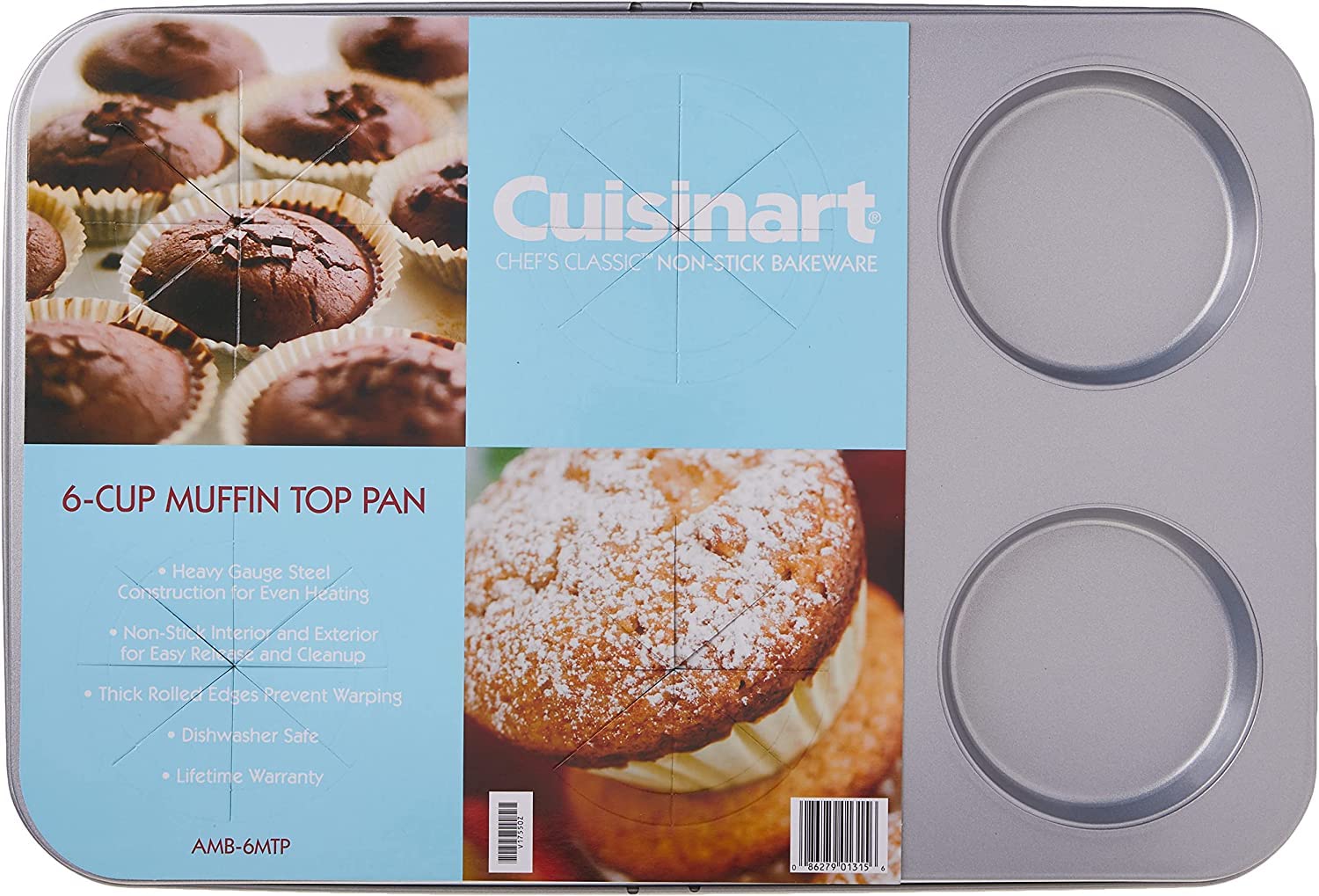 cuisinart-chef-s-classic-6-cup-nonstick-muffin-top-pan image 7