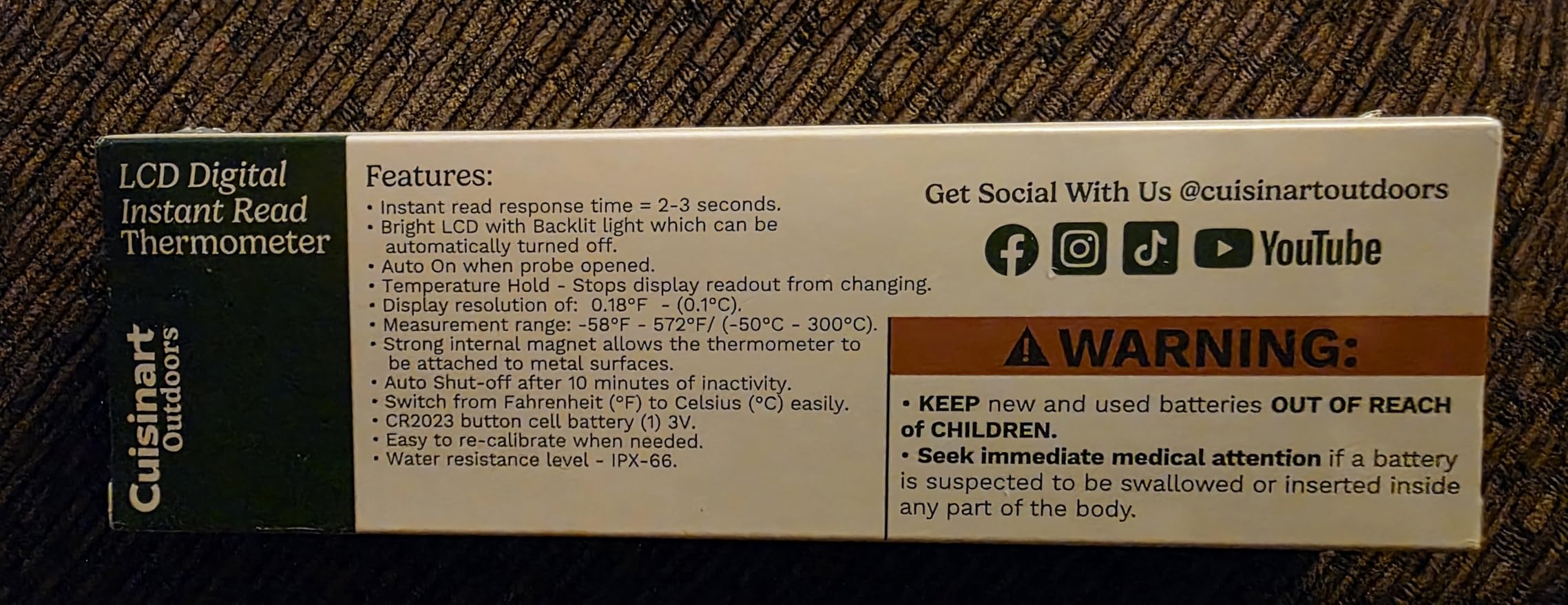 Solid thermometer