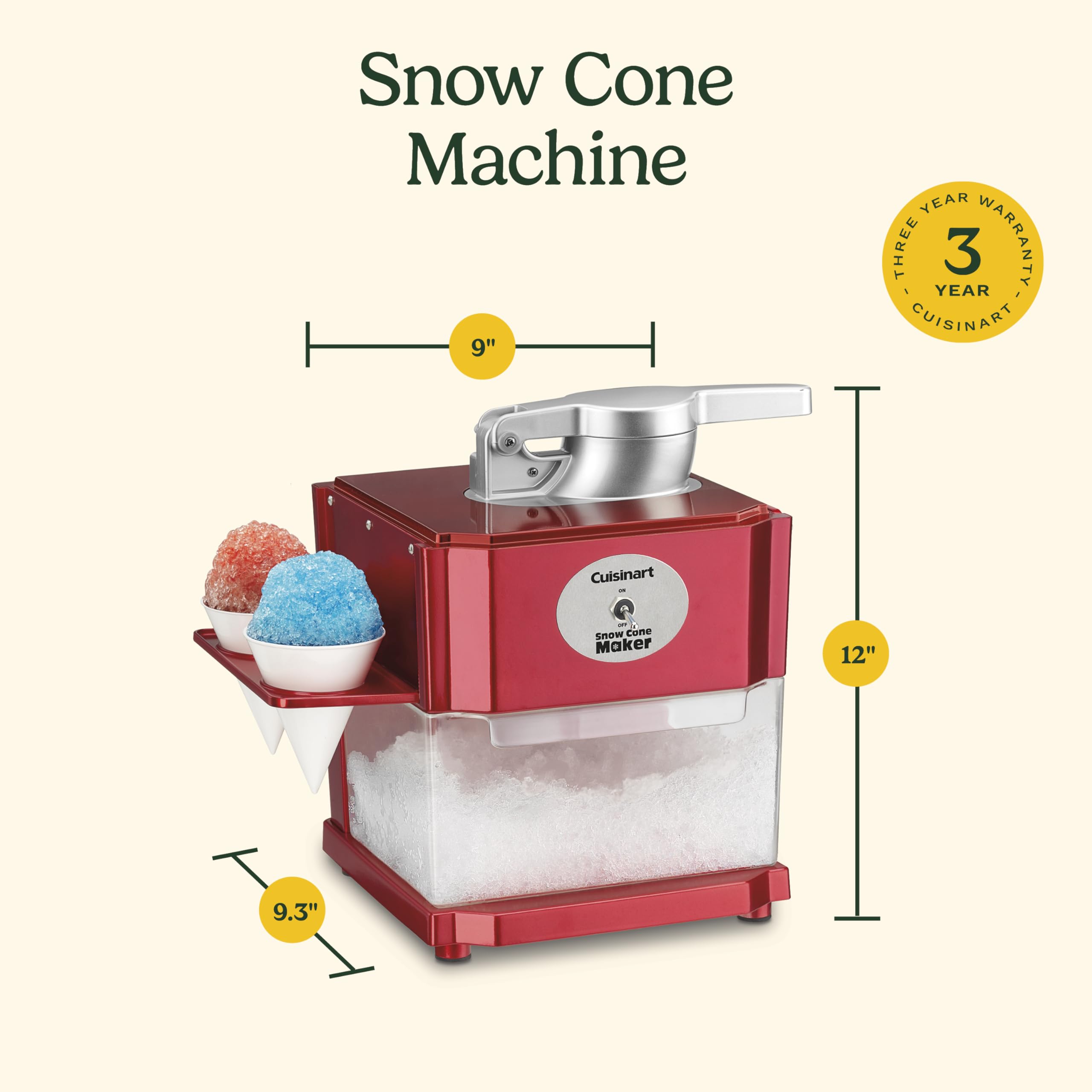 cuisinart-scm-10p1-snow-cone-machine-with-reusable-cones-red image 7