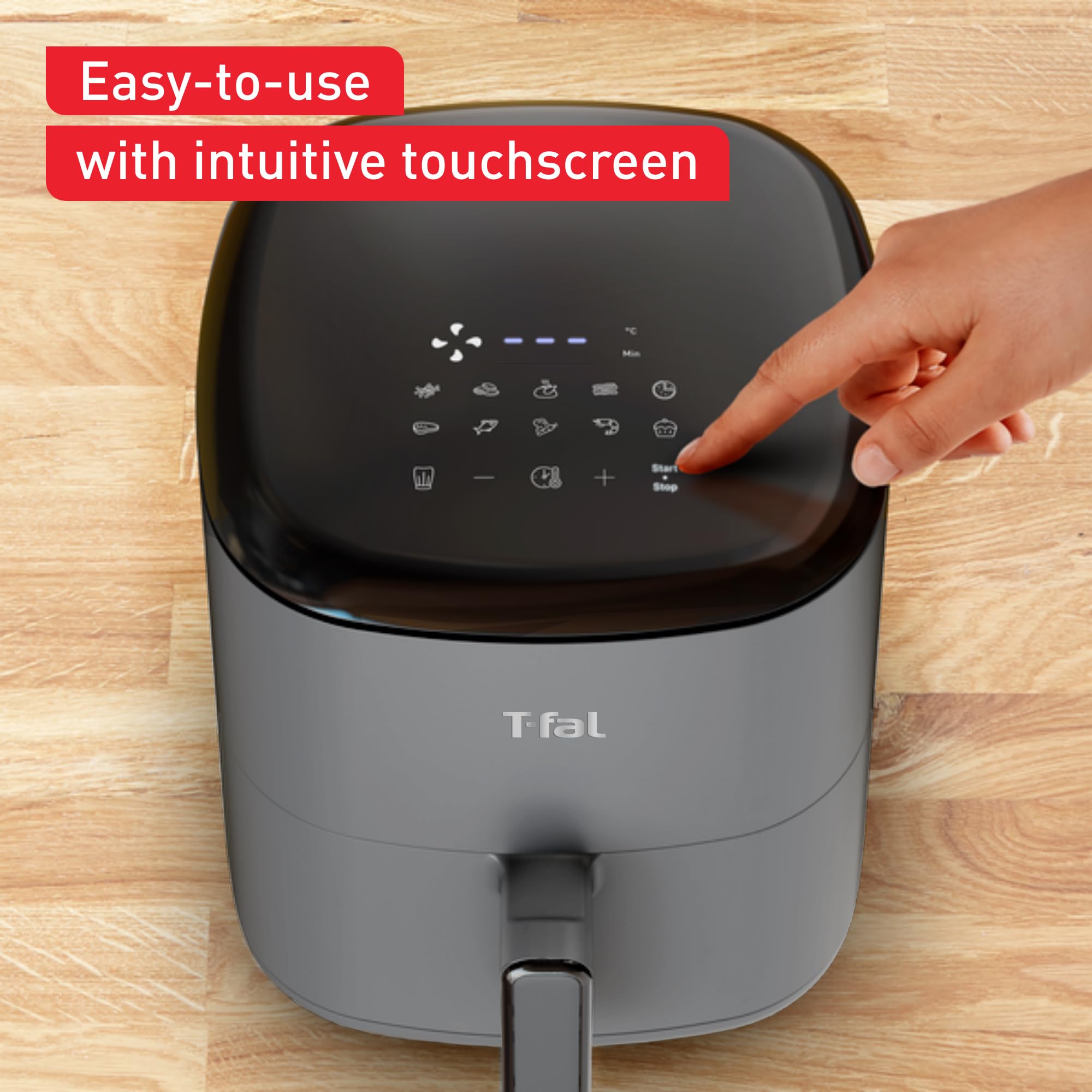 t-fal-easy-fry-max-5-3-qt-digital-air-fryer-grey image 3