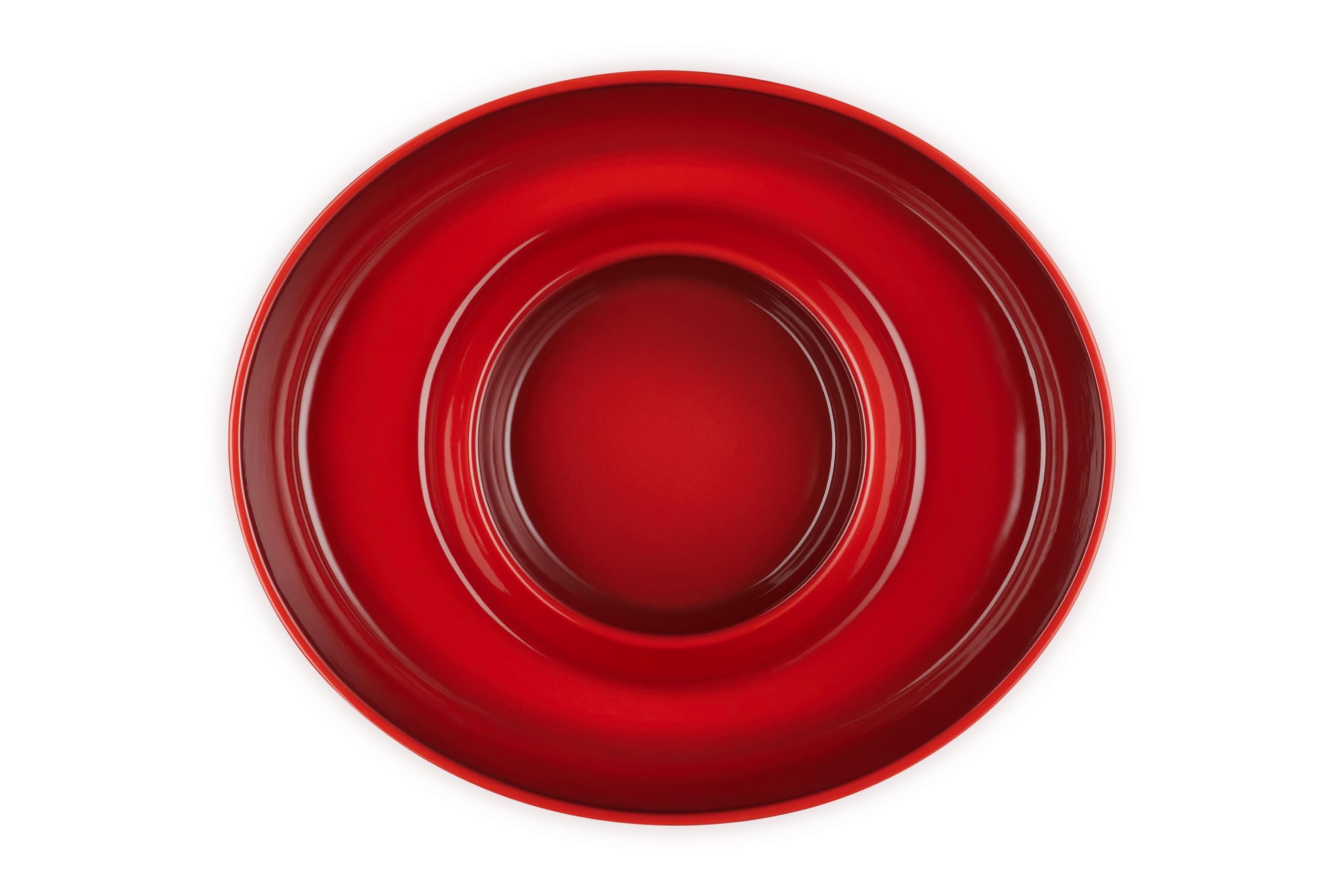 le-creuset-stoneware-signature-oval-chip-and-dip-platter-13-cerise image 4
