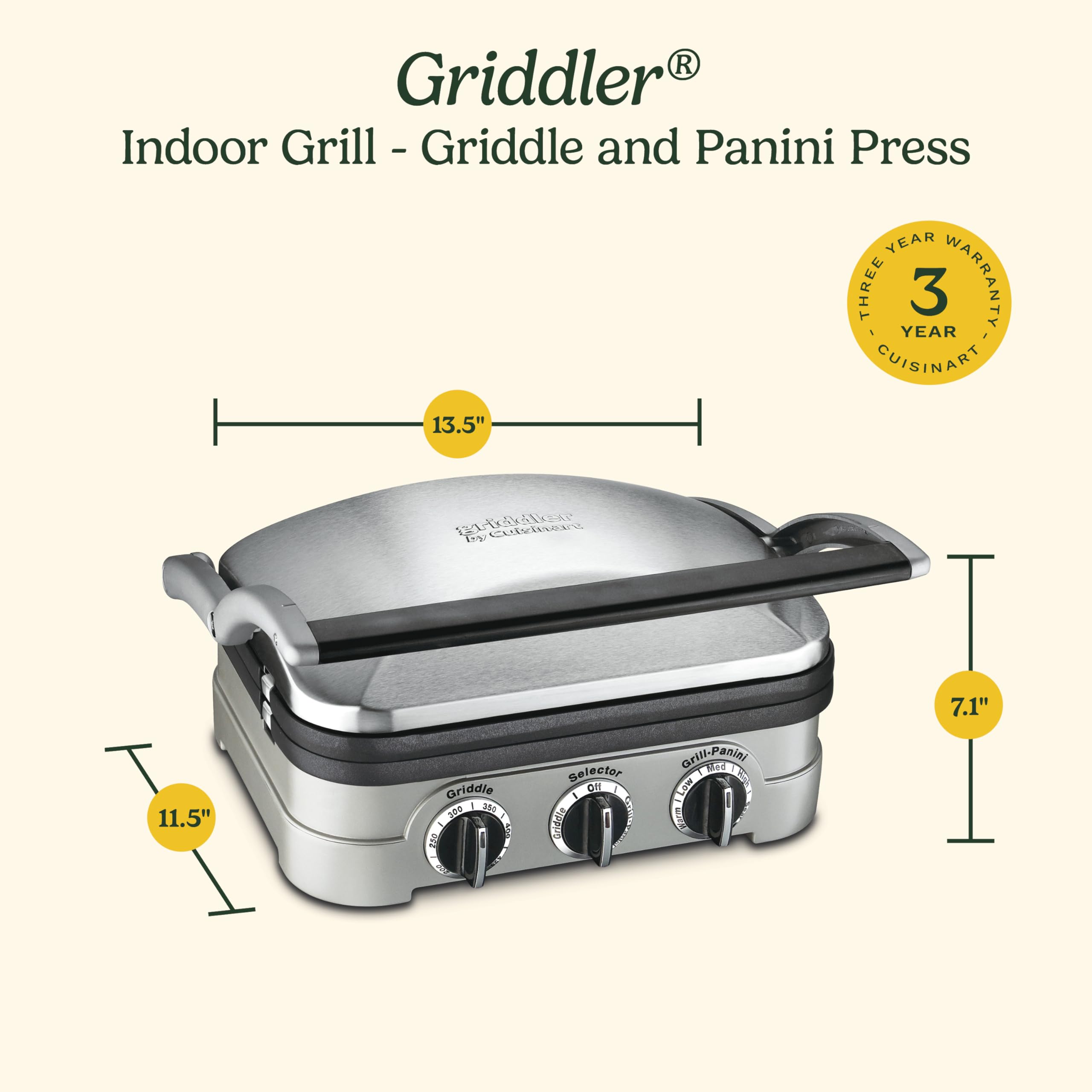 cuisinart-griddler-gr-4nnas-5-in-1-indoor-grill-panini-press-stainless-steel image 8