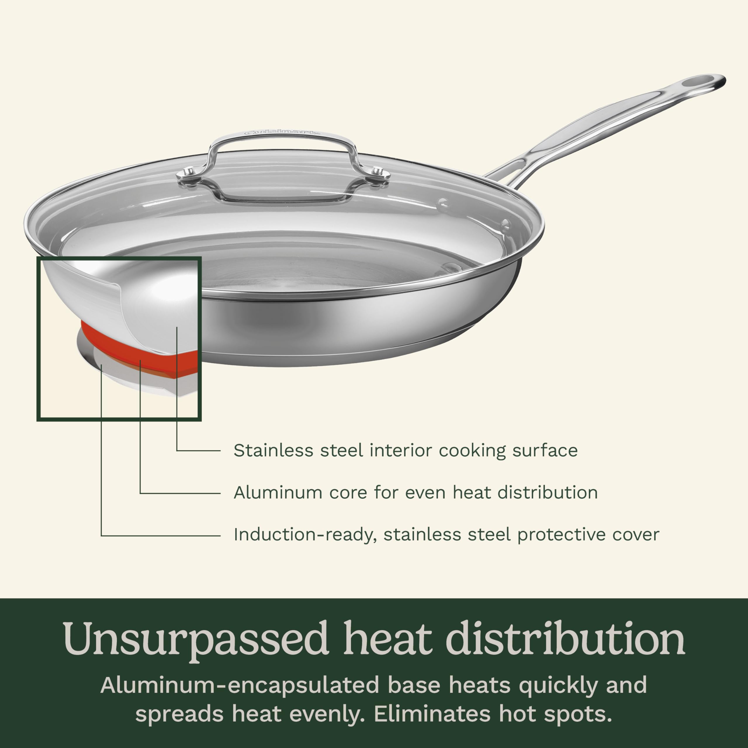 cuisinart-chef-s-classic-12-inch-skillet-with-glass-cover-722-30g image 2