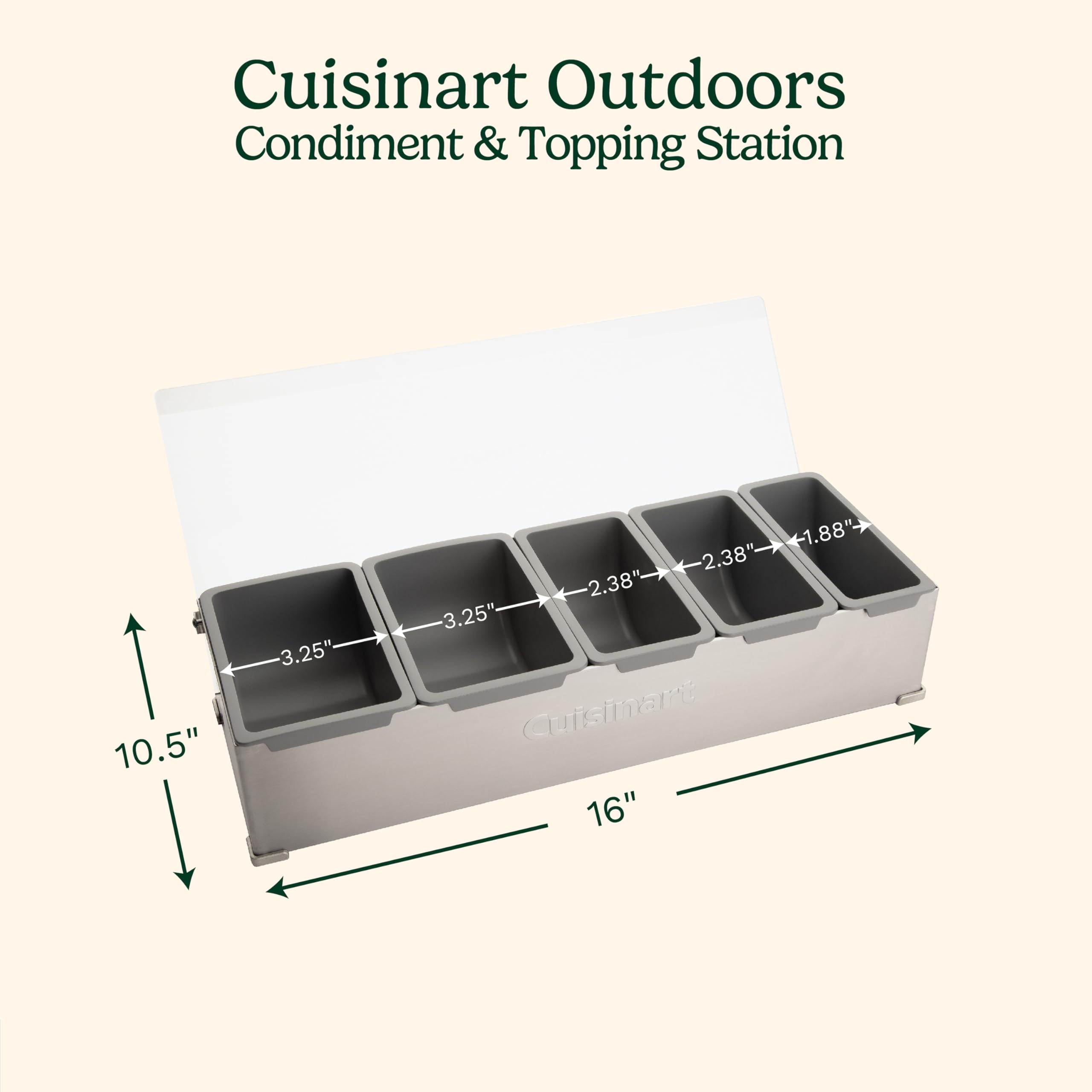 cuisinart-condiment-topping-station-with-5-containers image 2